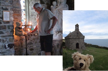 Lighting a Candle for Diddley, St Nons Chapel, Pembrokeshire