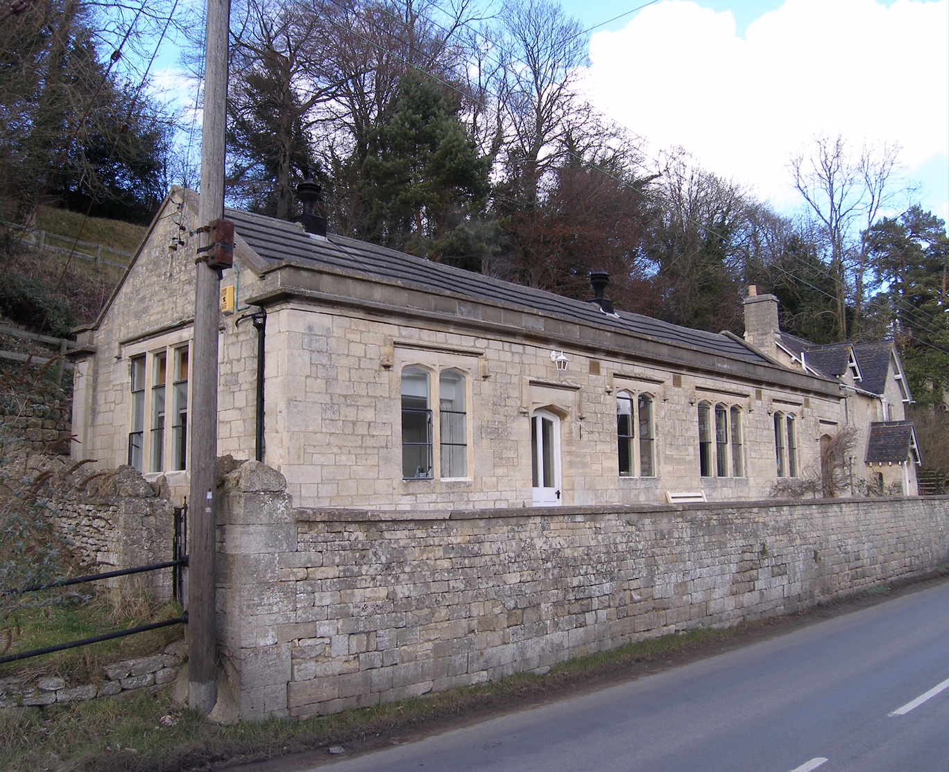 Frank Mansell. Slad school today. Private residence.