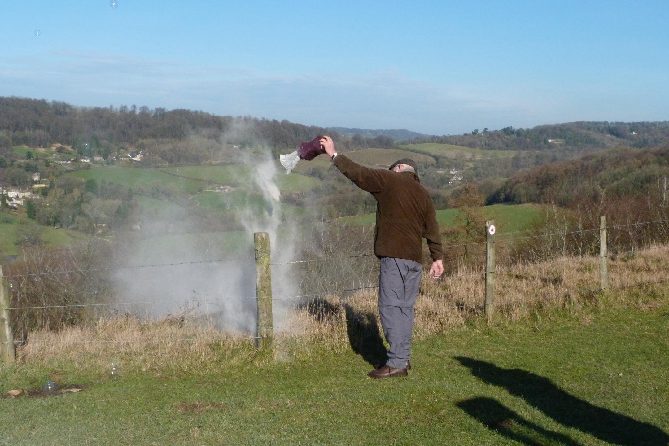 Frank Mansell - Ashes on Swifts Hill.