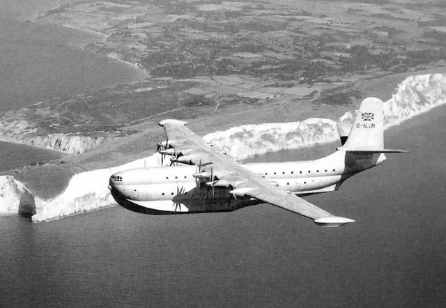 September 1954: Saunders Roe Flying Boat.