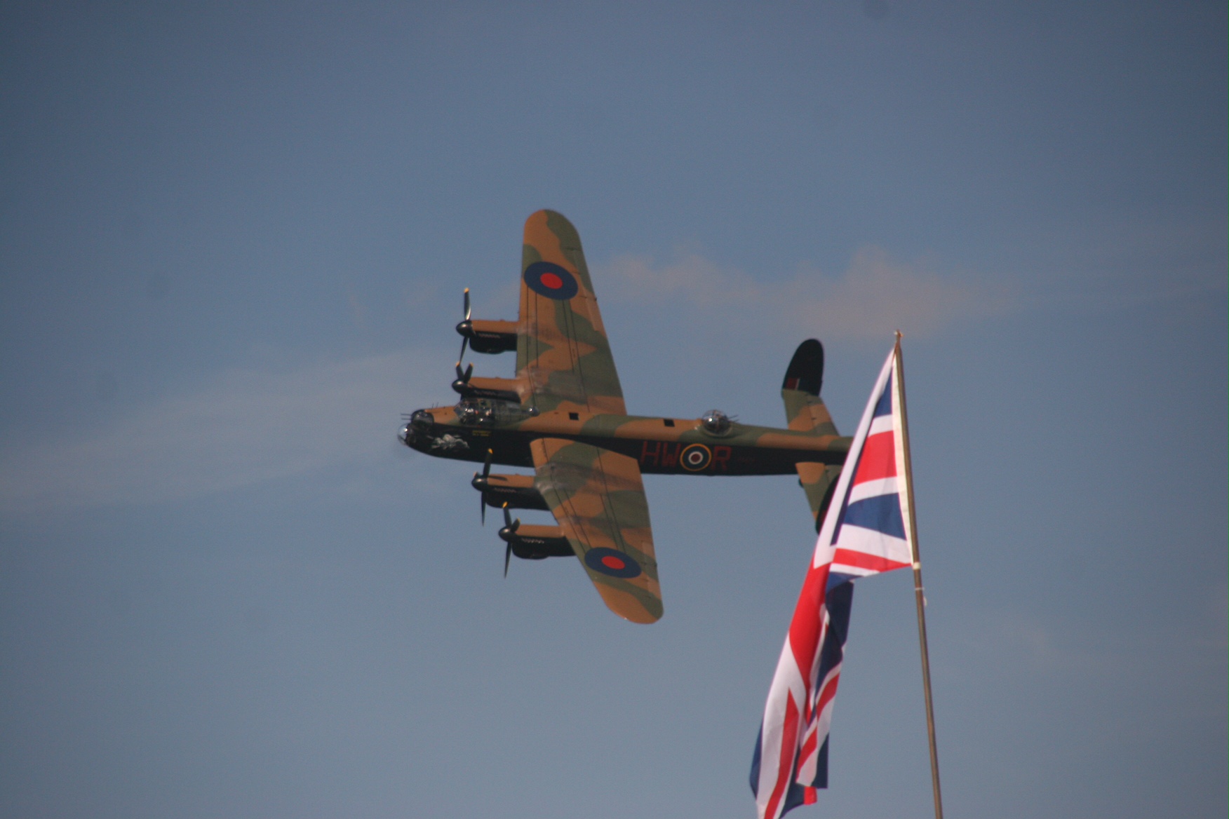 September 1954: Lancaster. Battle of Britain Memorial Flight.