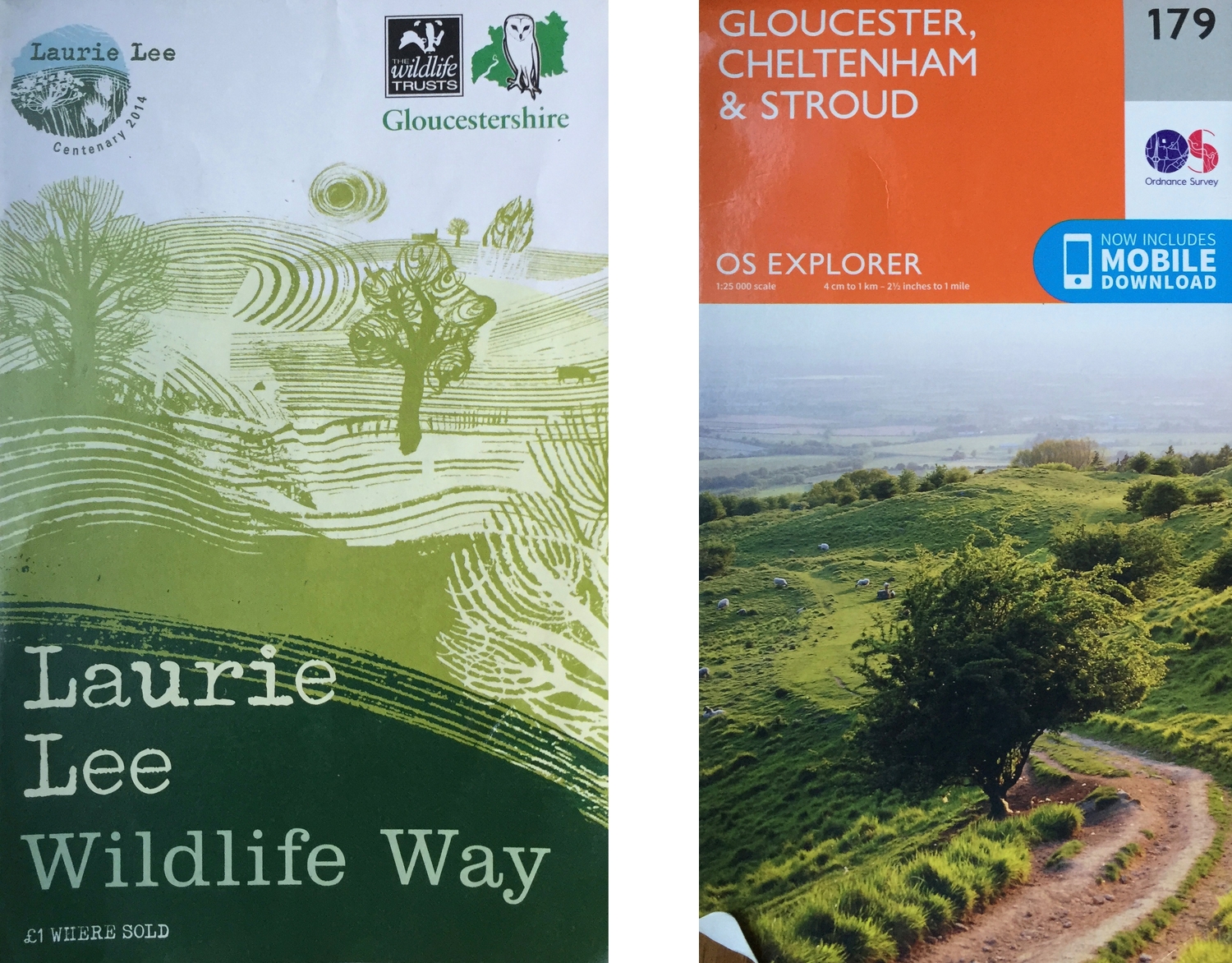 Laurie Lee: Recommended Booklet and OS Map.