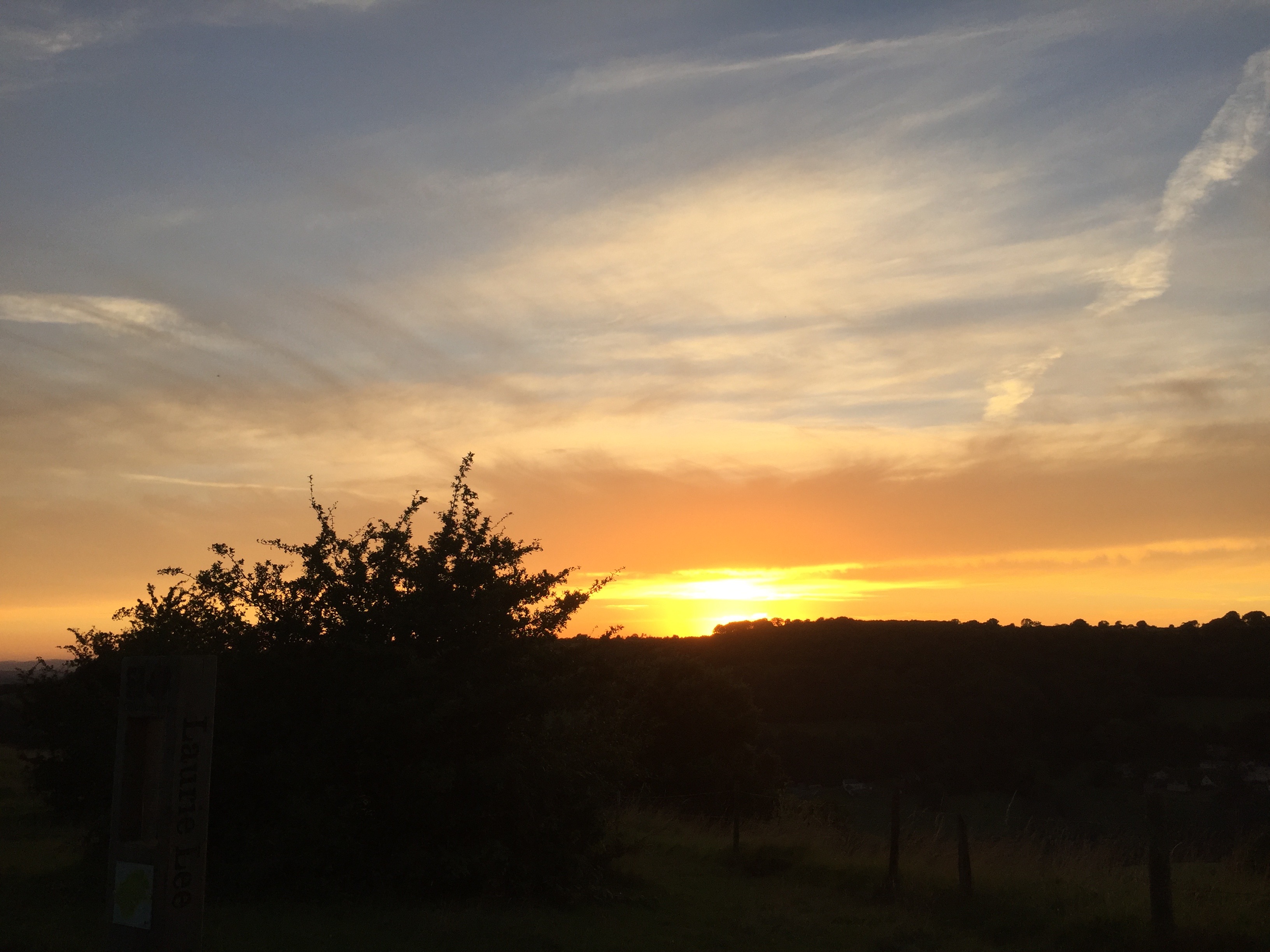 Laurie Lee: Sunset on Swifts Hill