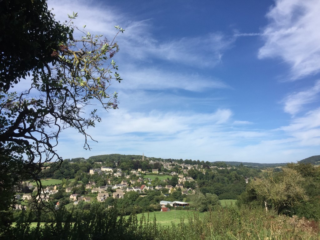 Laurie Lee Poetry Posts - Painswick from Swift's Hill