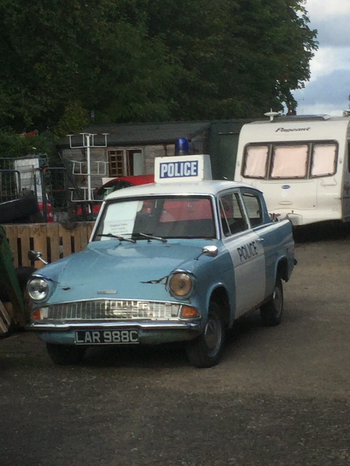 North Yorkshire Moors Railway - NYMR - Heartbeat: Nick Berry’s (PC Nick Rowan) Ford Anglia.