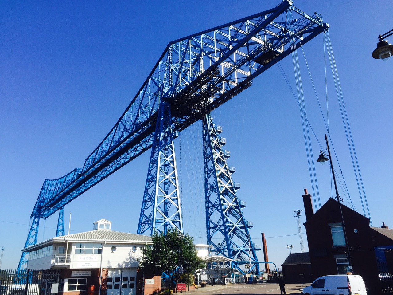 Middlesbrough's famous Transporter Bridge.