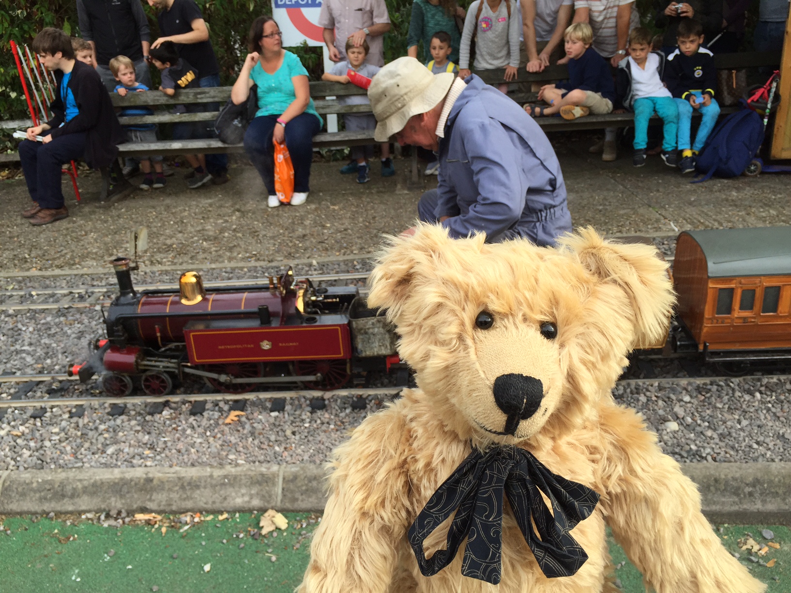 London Transport Museum: Even a Steam Train.