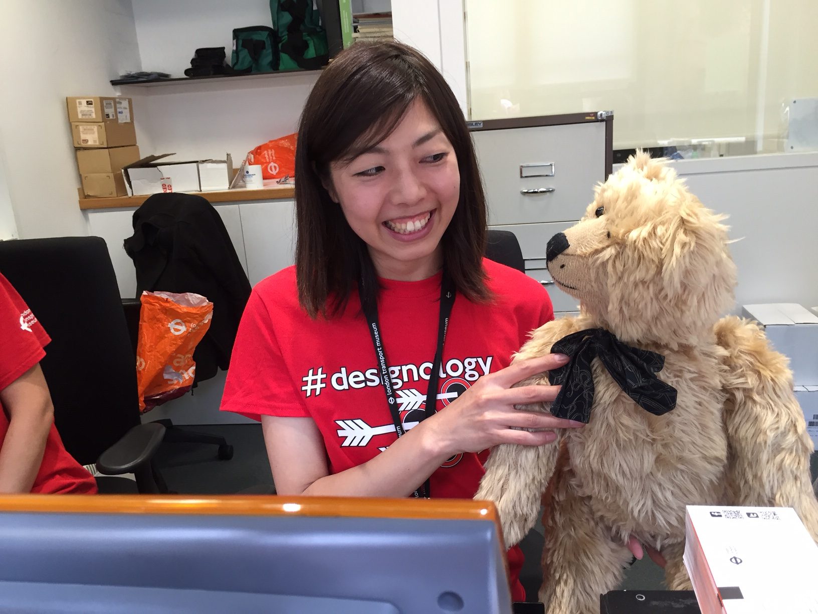 London Transport Museum: First the ticket office and our first volunteer