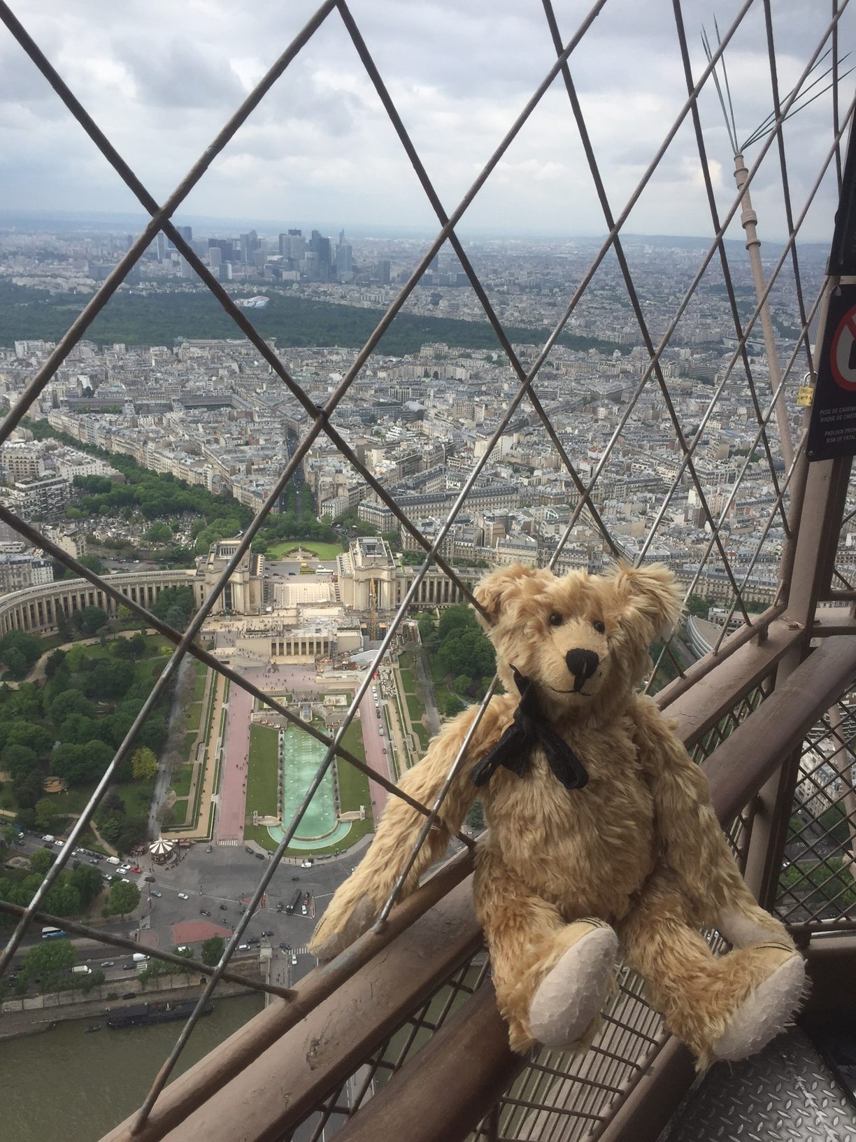 Paris: View from the Eiffel Tower.