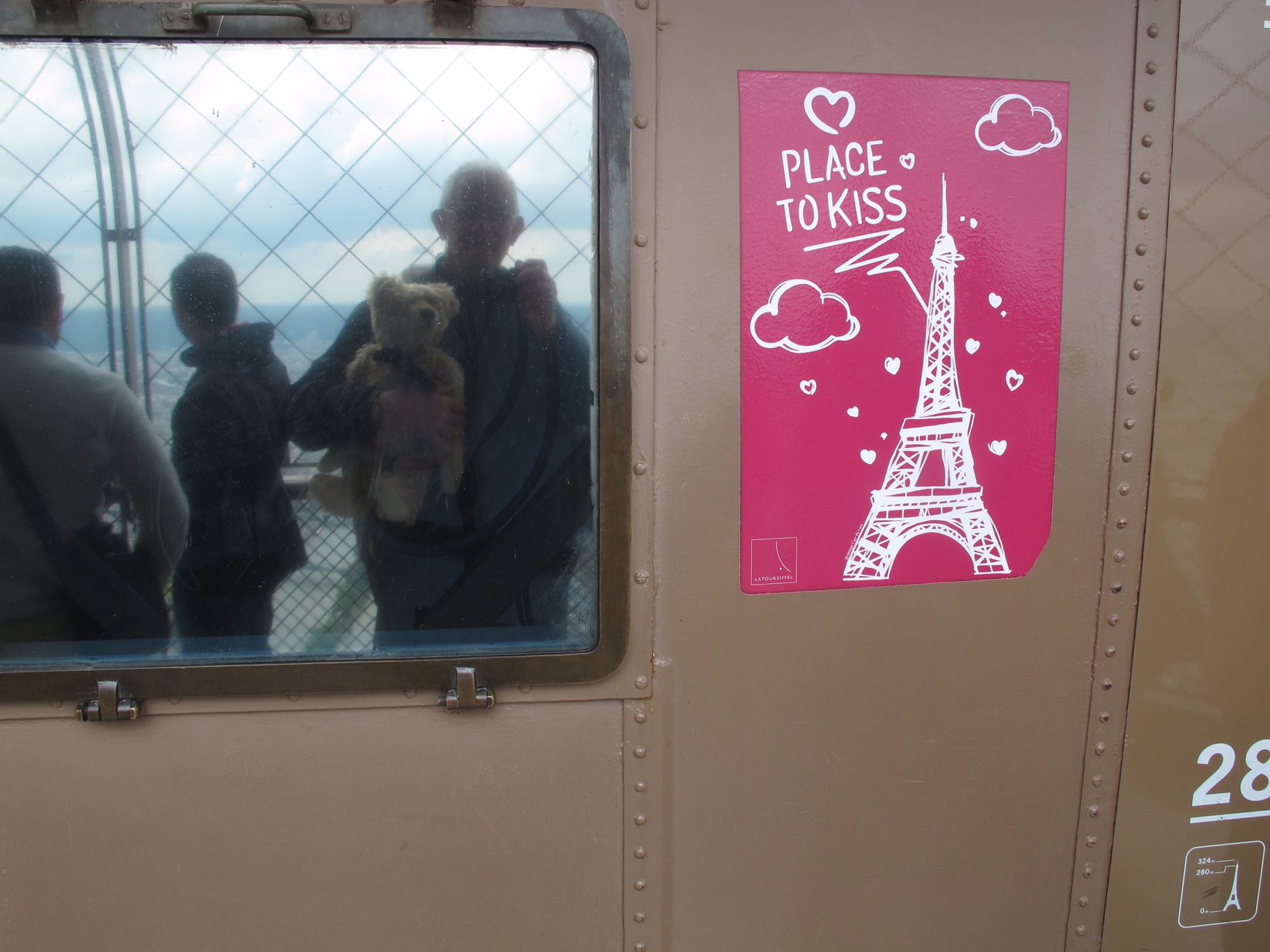 Paris: Self Portrait on the Eiffel Tower!