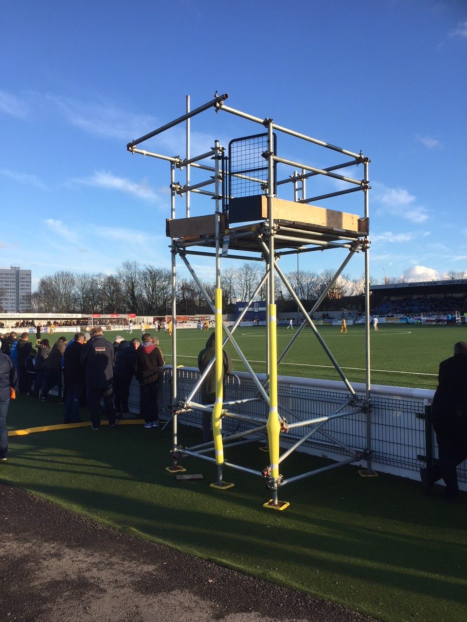 Sutton United: A TV tower for one more game, at least.