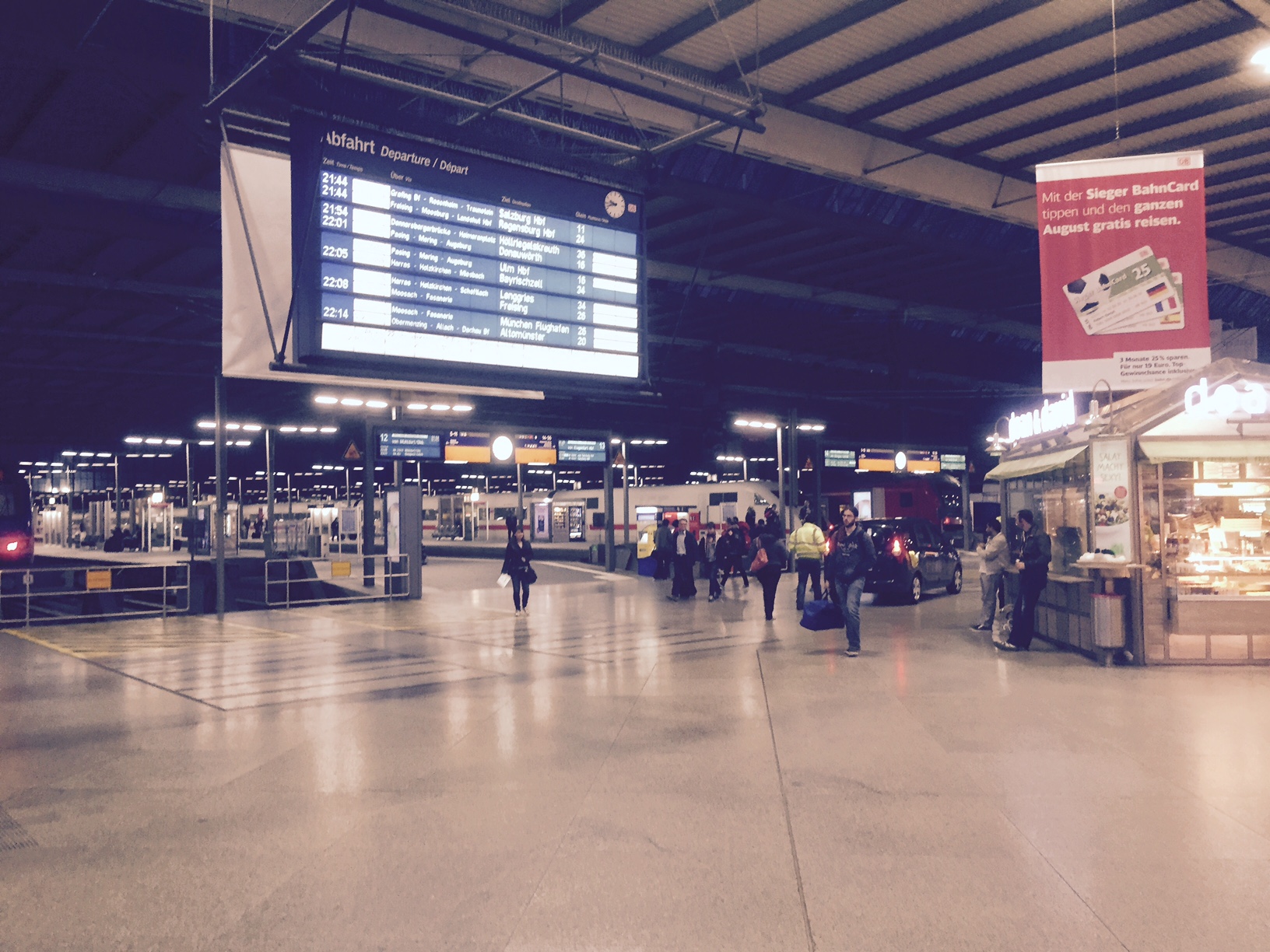 Paris to Munich: Muenchen HBF