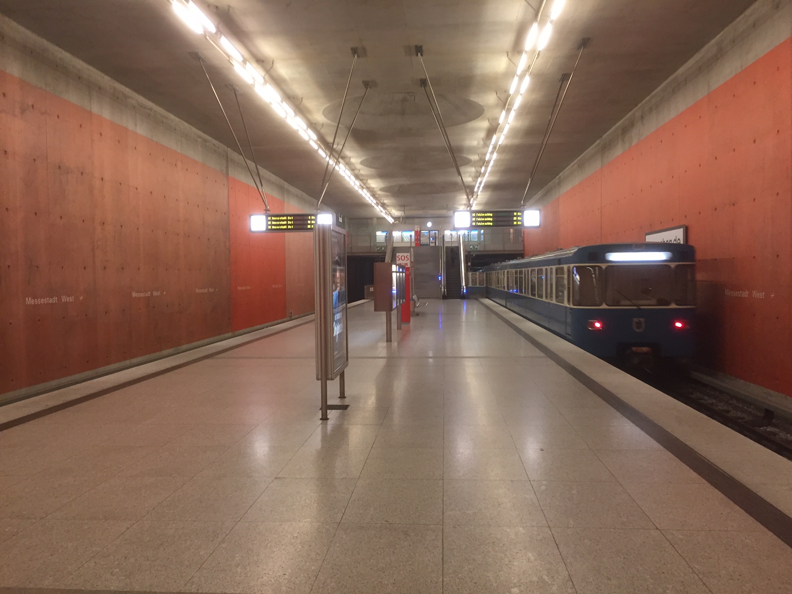 Paris to Munich: And the Underground at Messelstadt.