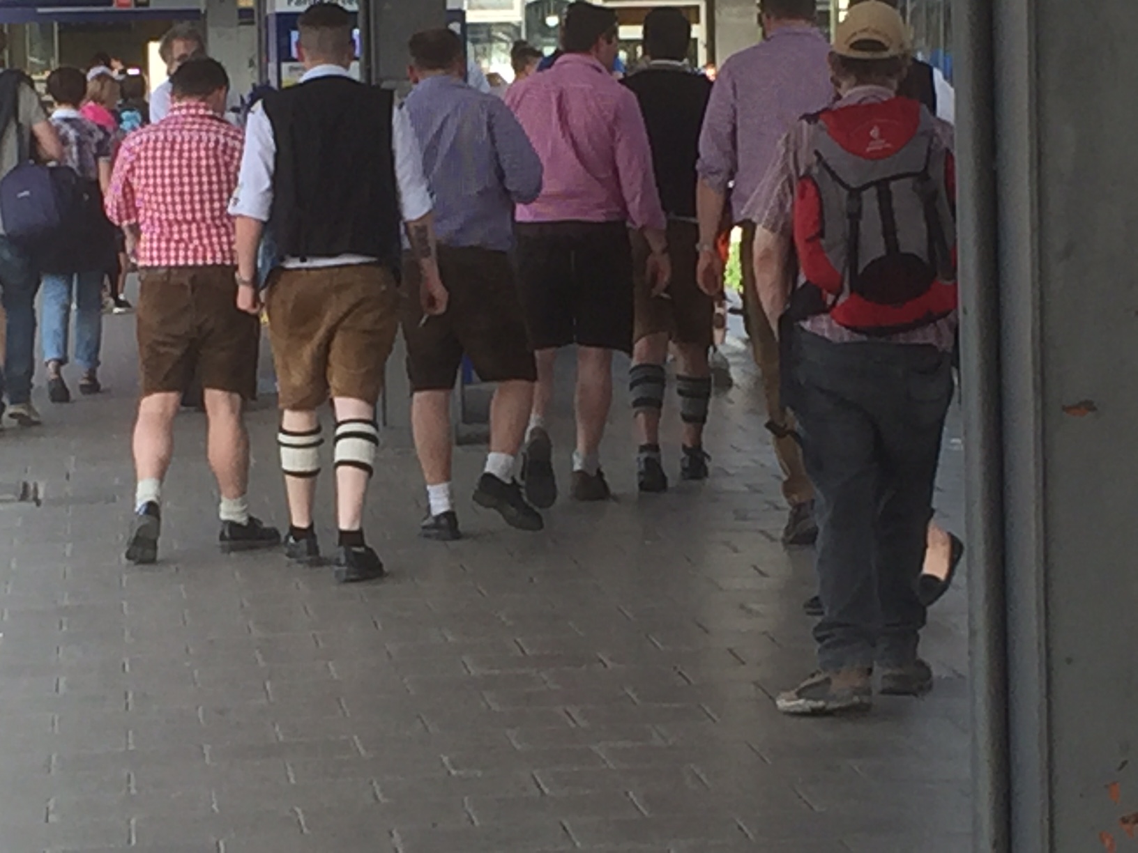 Paris to Munich: Lederhosen day out.