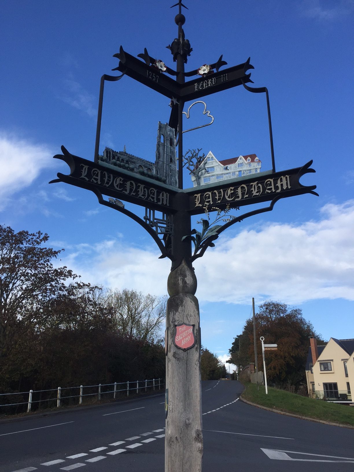 Suffolk: Lavenham. remembering the American Air Force bases that dominated East Anglia in the war.