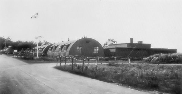 Ernie's War: IWM FRE9648 Nissan huts at RAF Rivenhall.