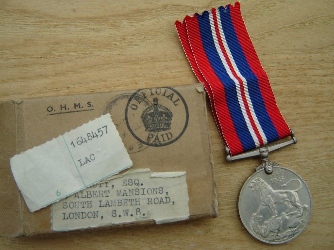 Ernie's War: Medal for services followed.