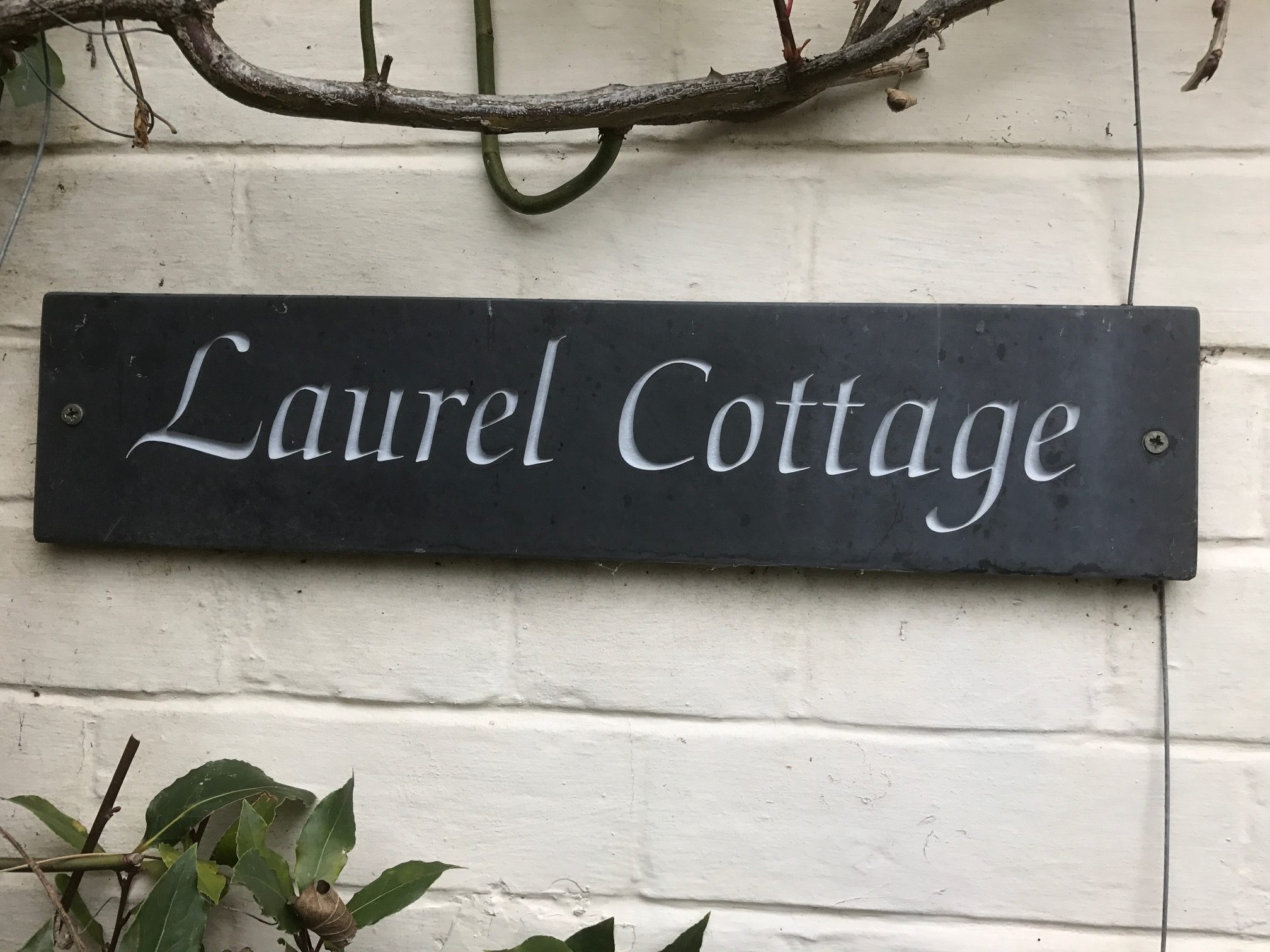 Laurel Cottage: Made in Wales of Welsh slate.