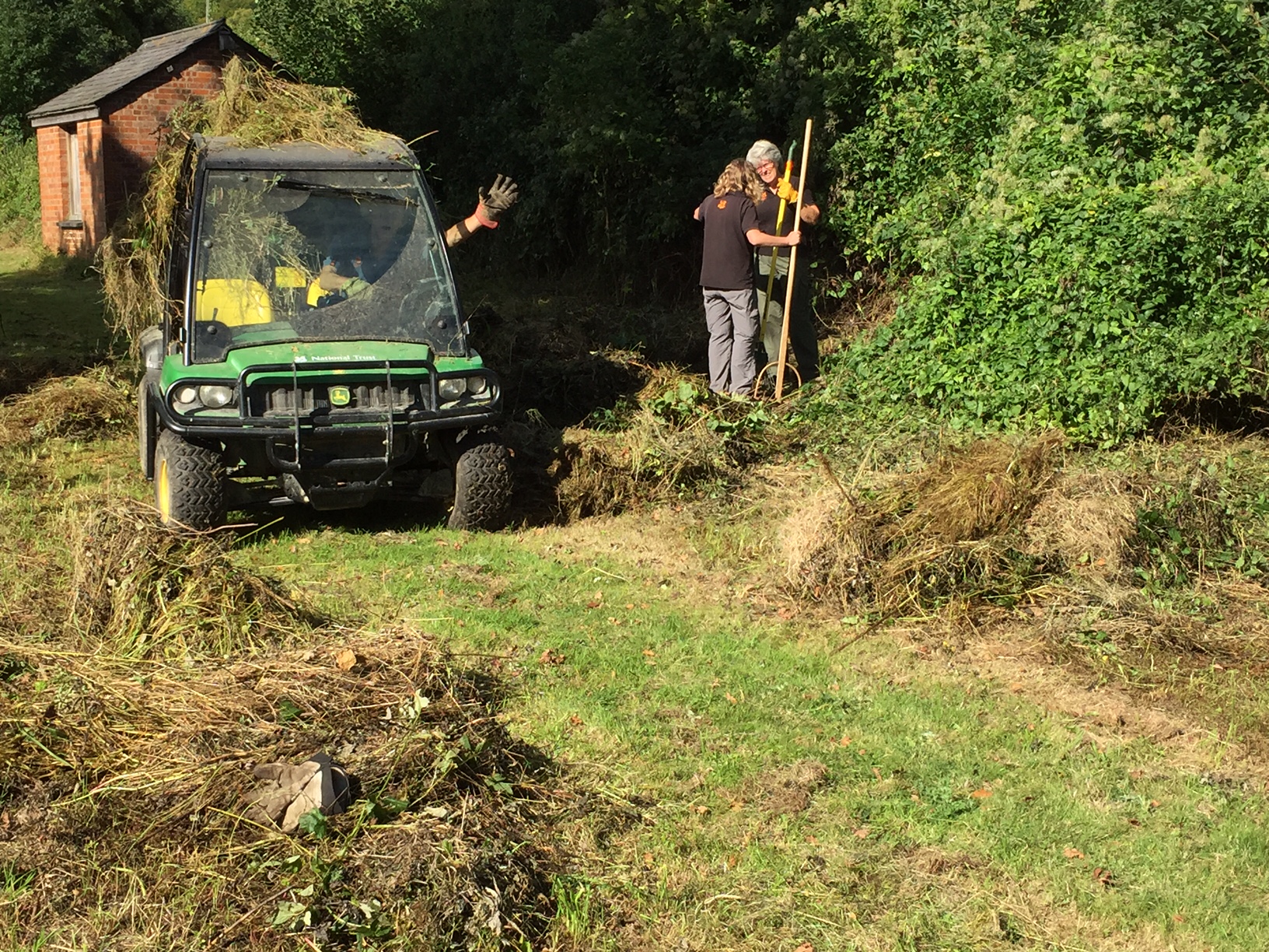 The Bench: Volunteering on Denbies Hillside.