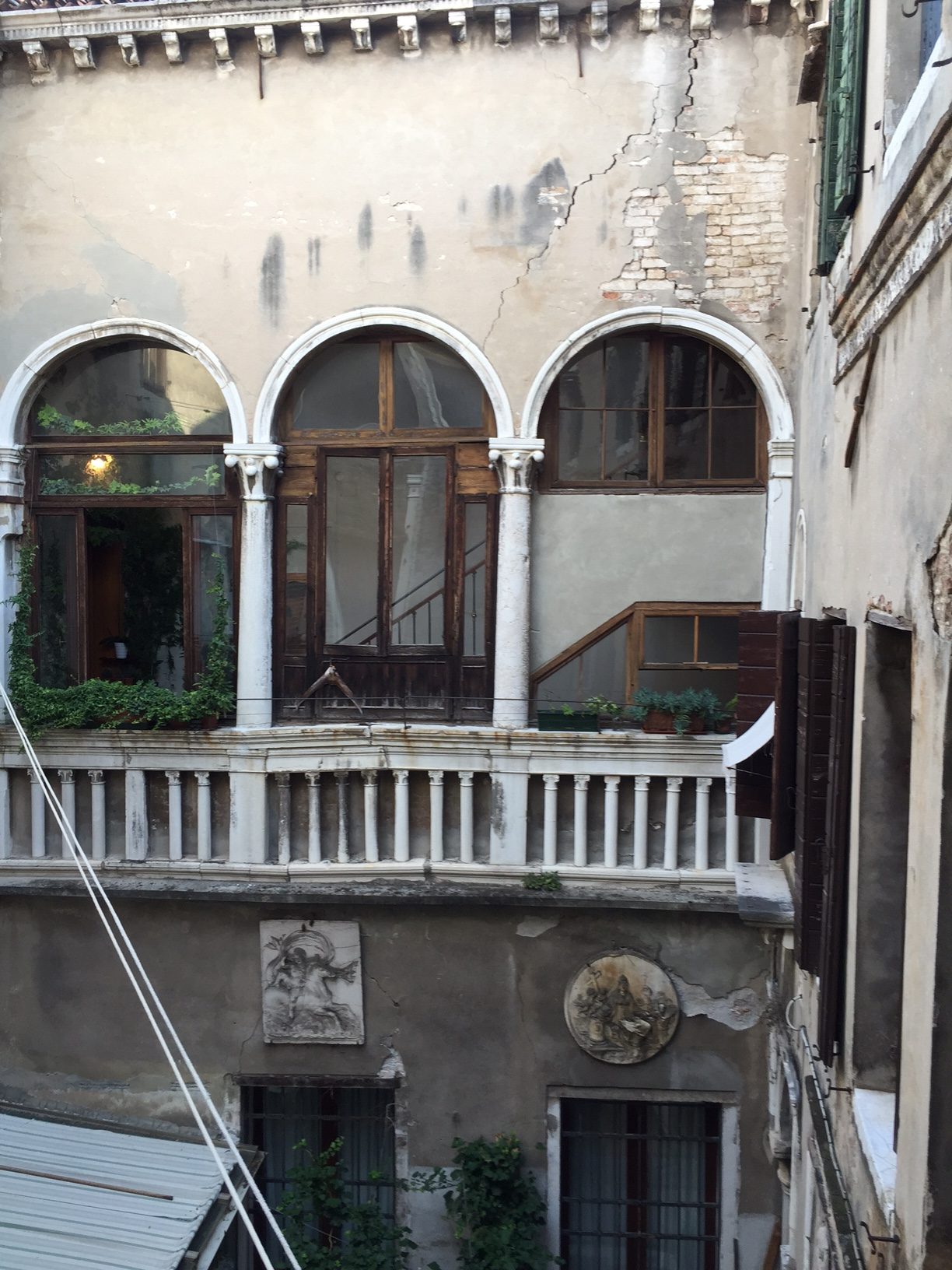 Venice: The view from the bedroom window. Fantastic.