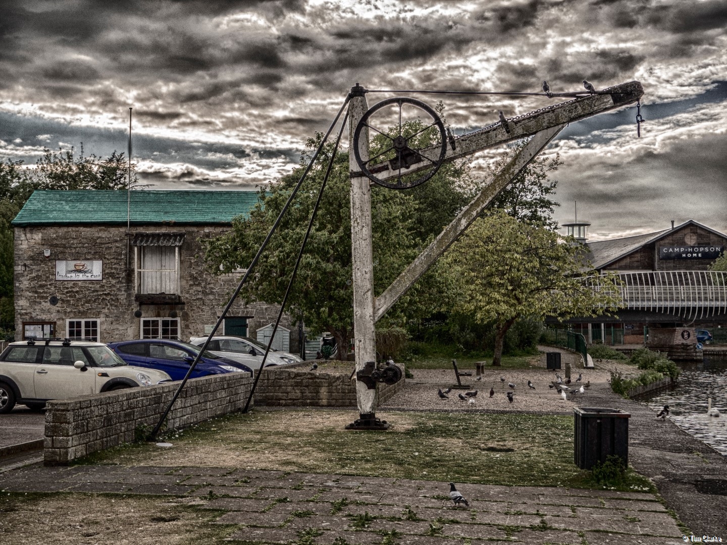 Holidays: Wharf Crane at Newbury.