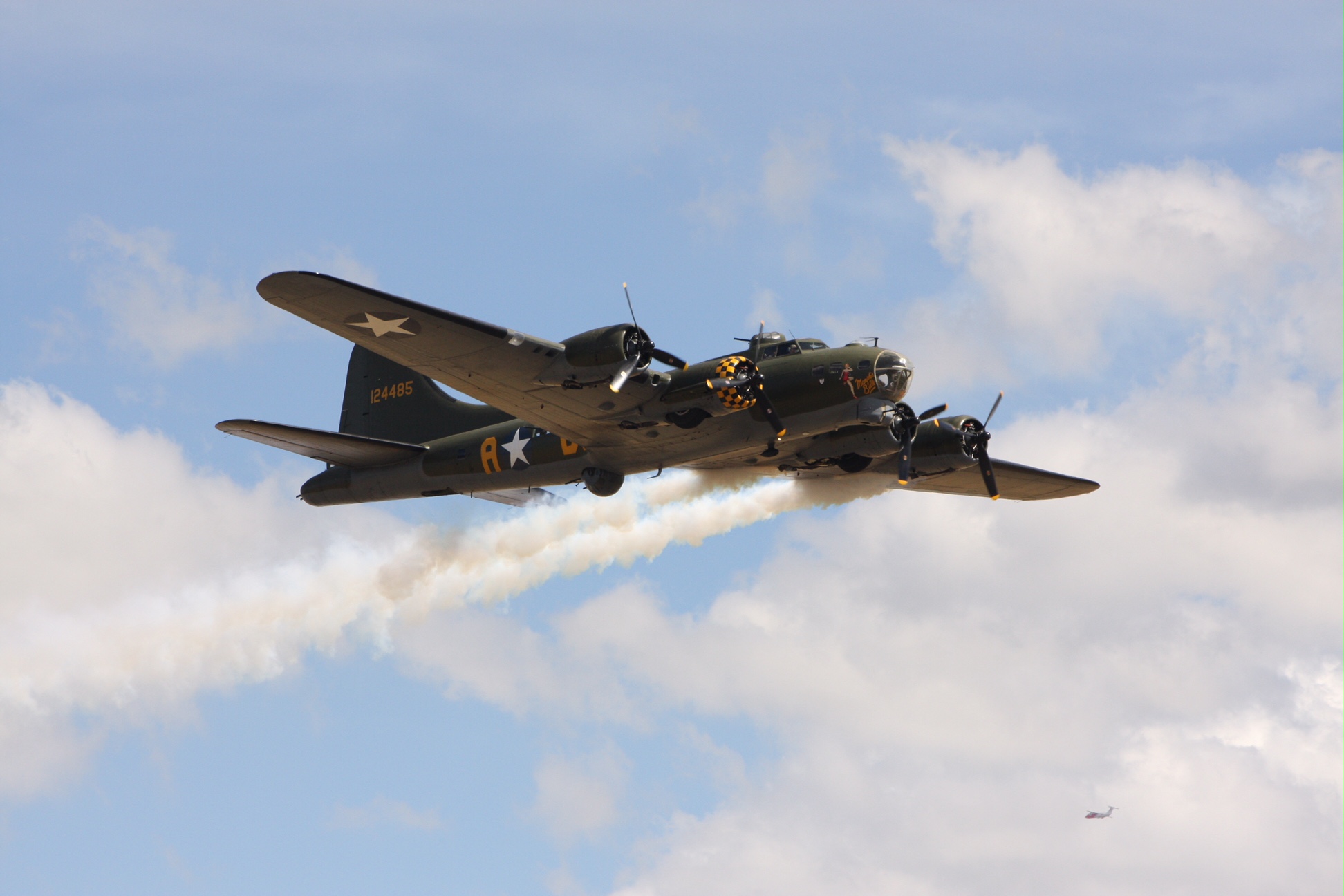 Flying Legends Duxford. “Sally B” B17 Flying Fortress.