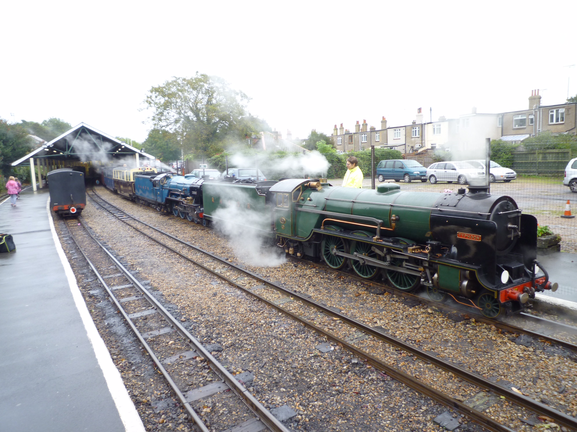 Oh Mr Porter - Lighting a Candle for Diddley: The Hythe Express… Double header (two engines).