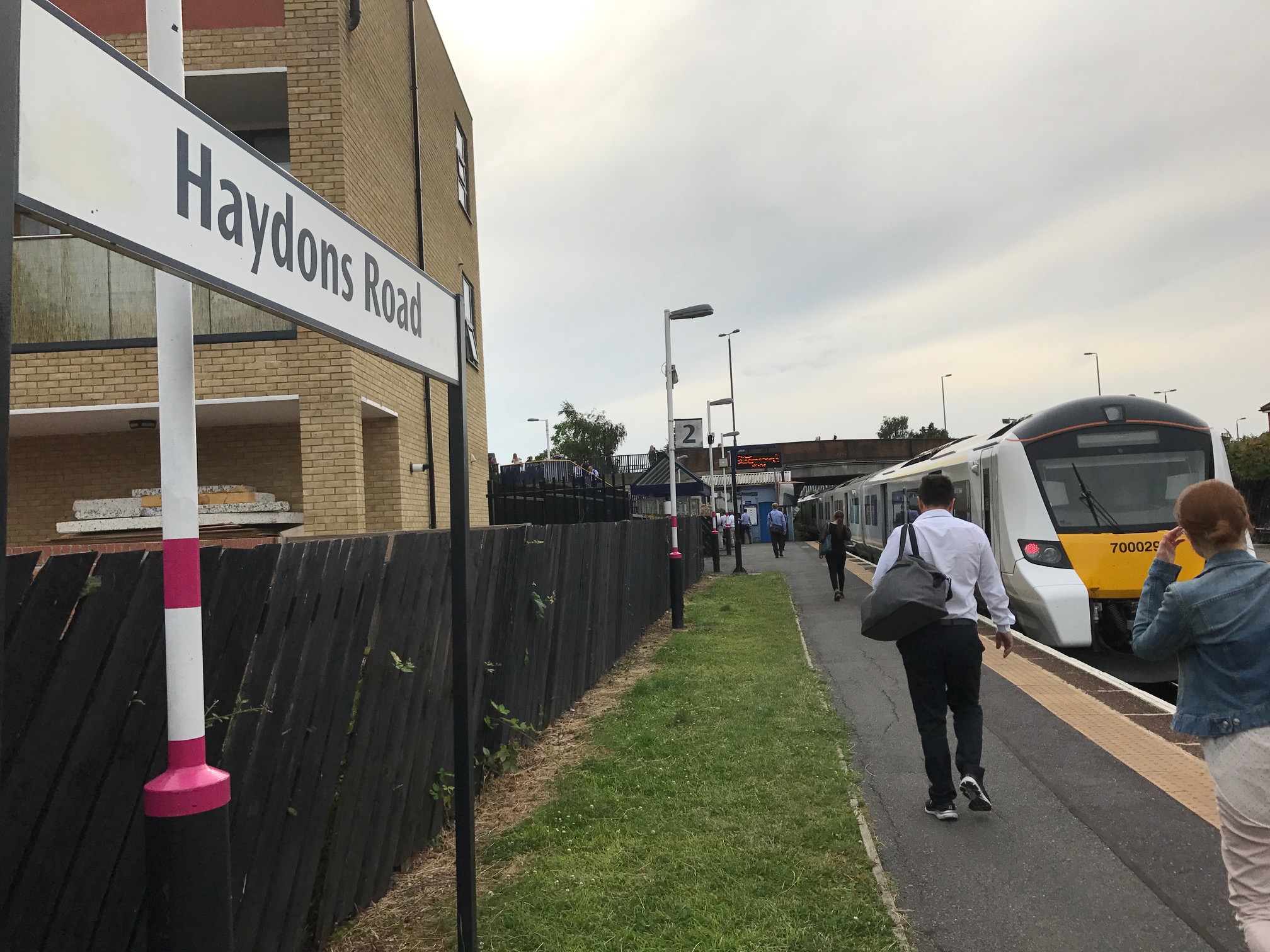 Bobby Ballcock: Haydons Road Station.