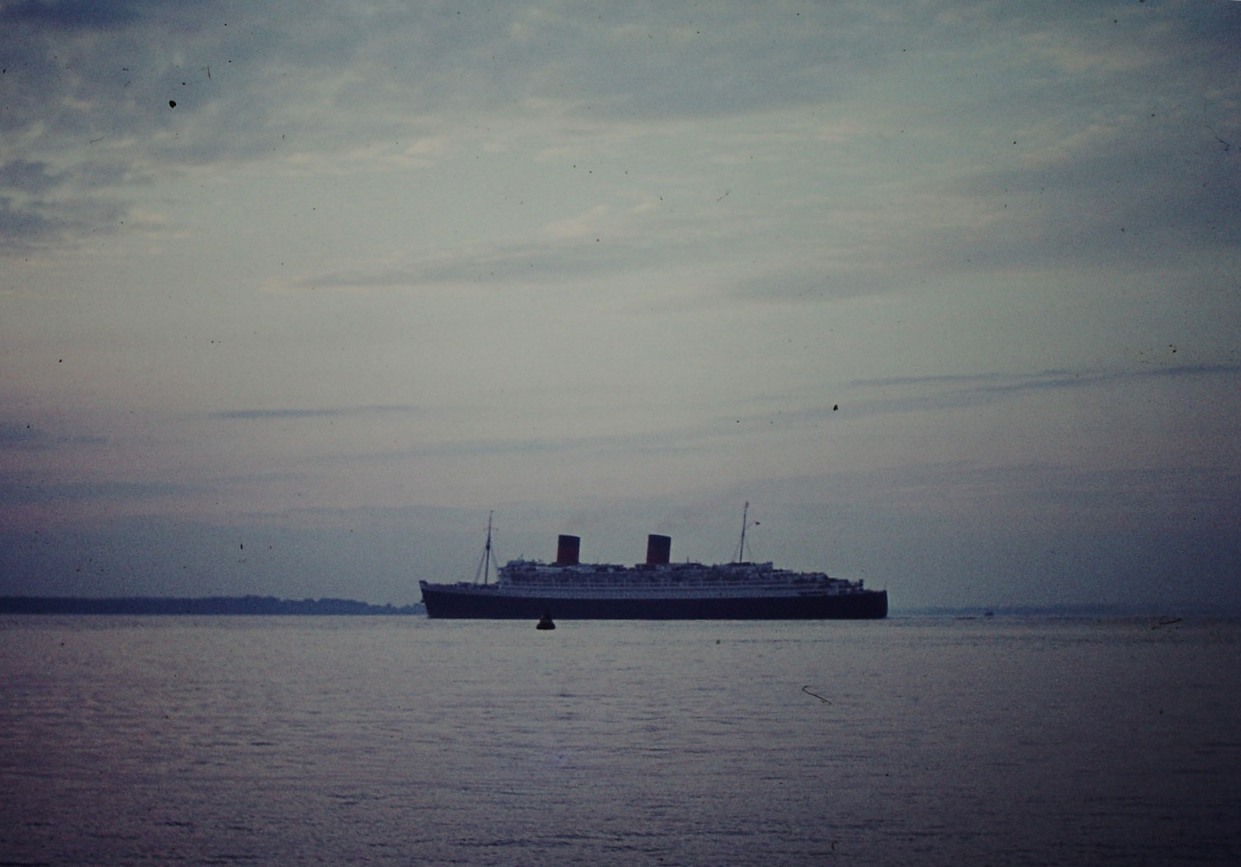 Queen Elizabeth... the Solent, off Gurnard