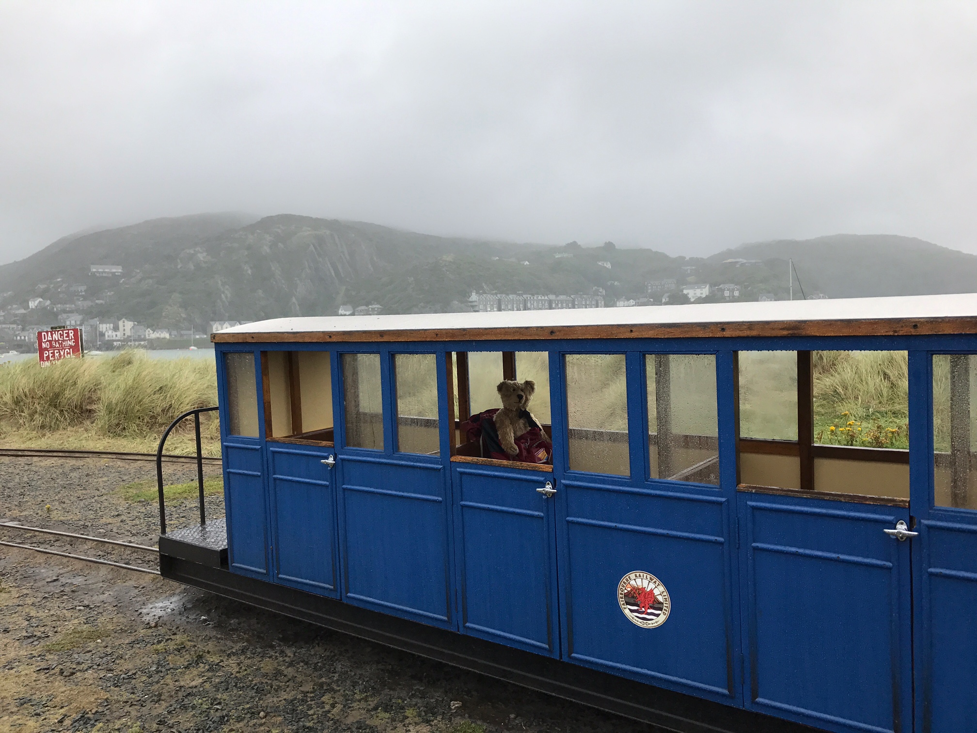 Great Little Trains of Wales: All alone am I. In the rain.