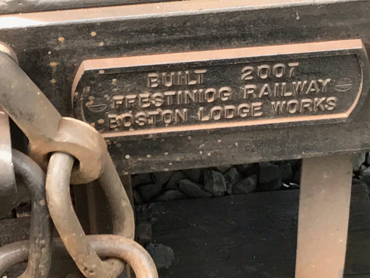 Great Littlet Trains of Wales: Our carriage may have looked old world restored but here you are. And I can now check spelling. Ffestiniog!