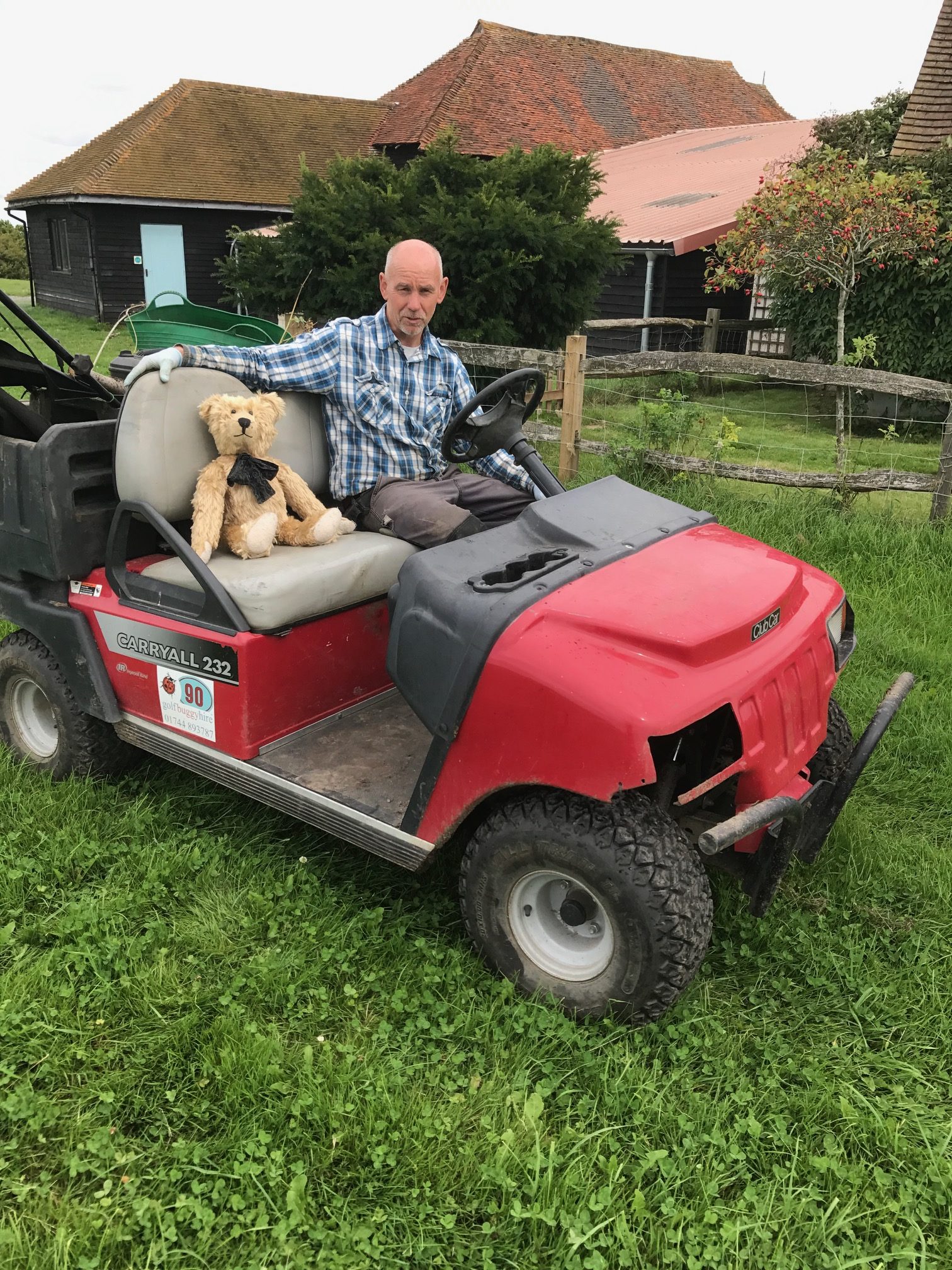 Wintershall Manor: Alan. Gardener with transport.