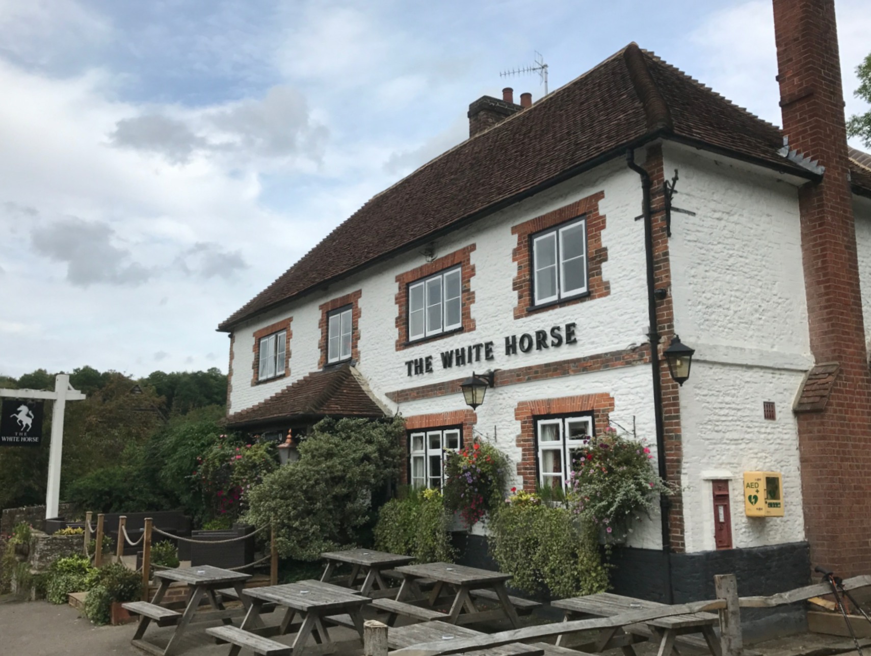 Wintershall Manor: White Horse, Hascombe.