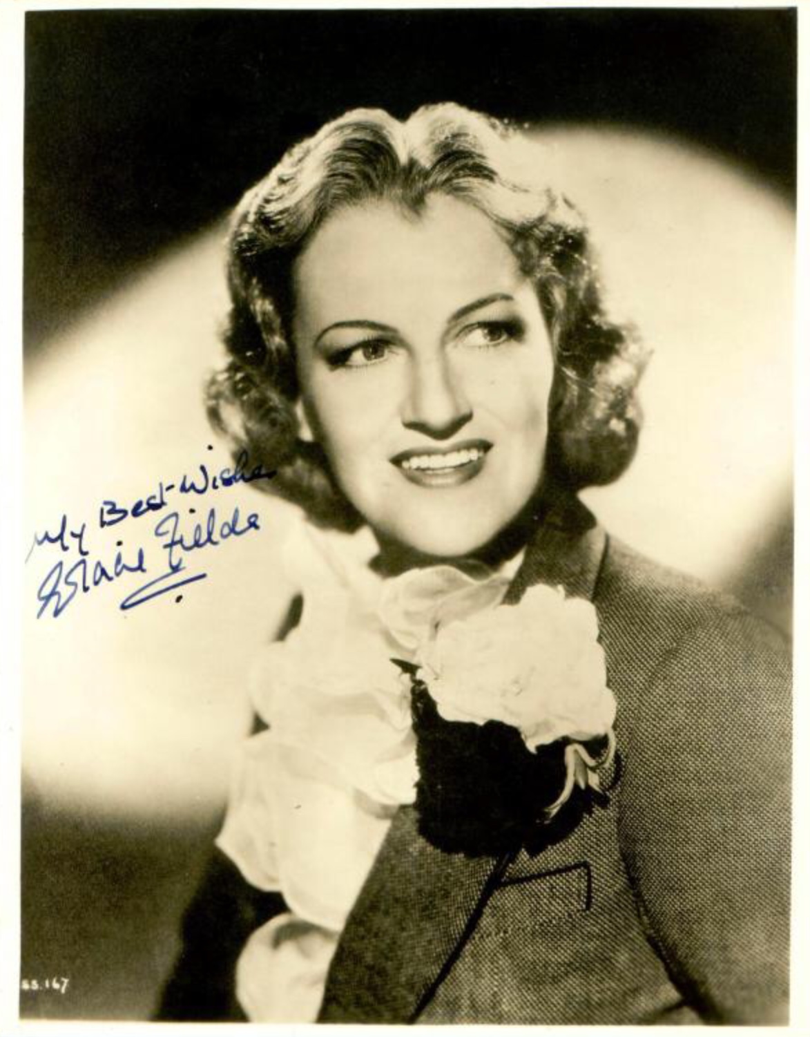 Aspidistra: Gracie Fields.