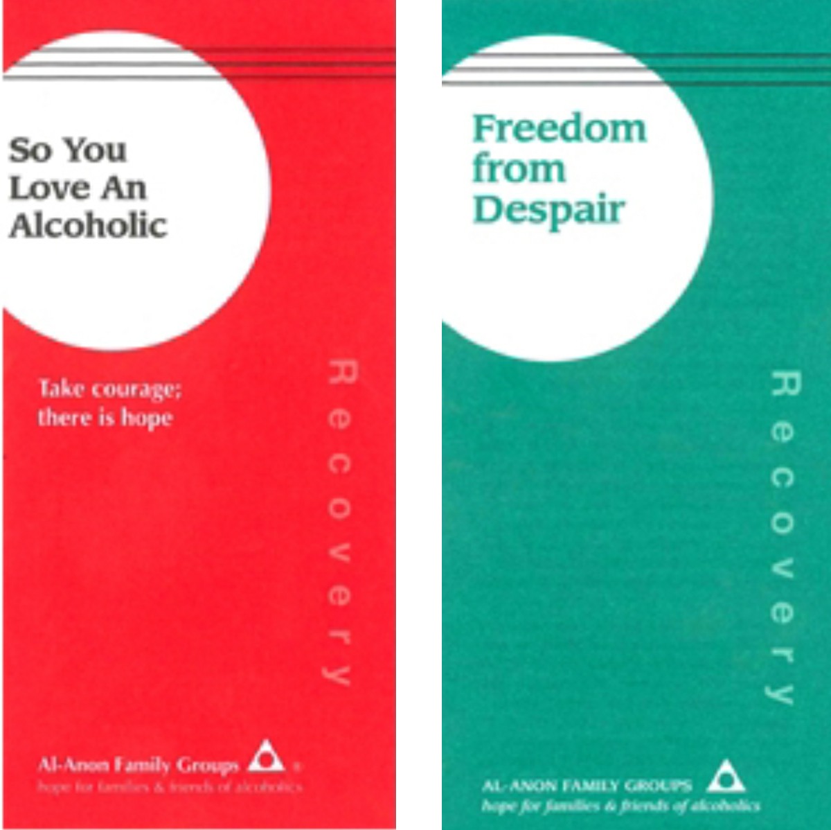 Small Talk Saves Lives: Two of the leaflets produced by Al Anon.