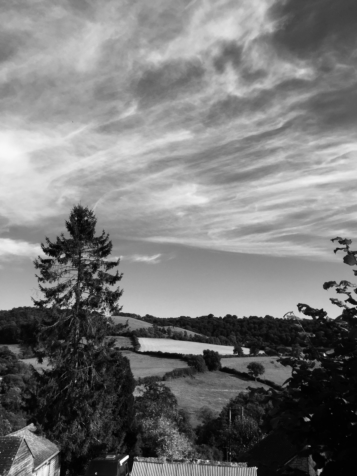 Cotswold Granny: Slad Valley, near Stroud, above the Woolpack pub.