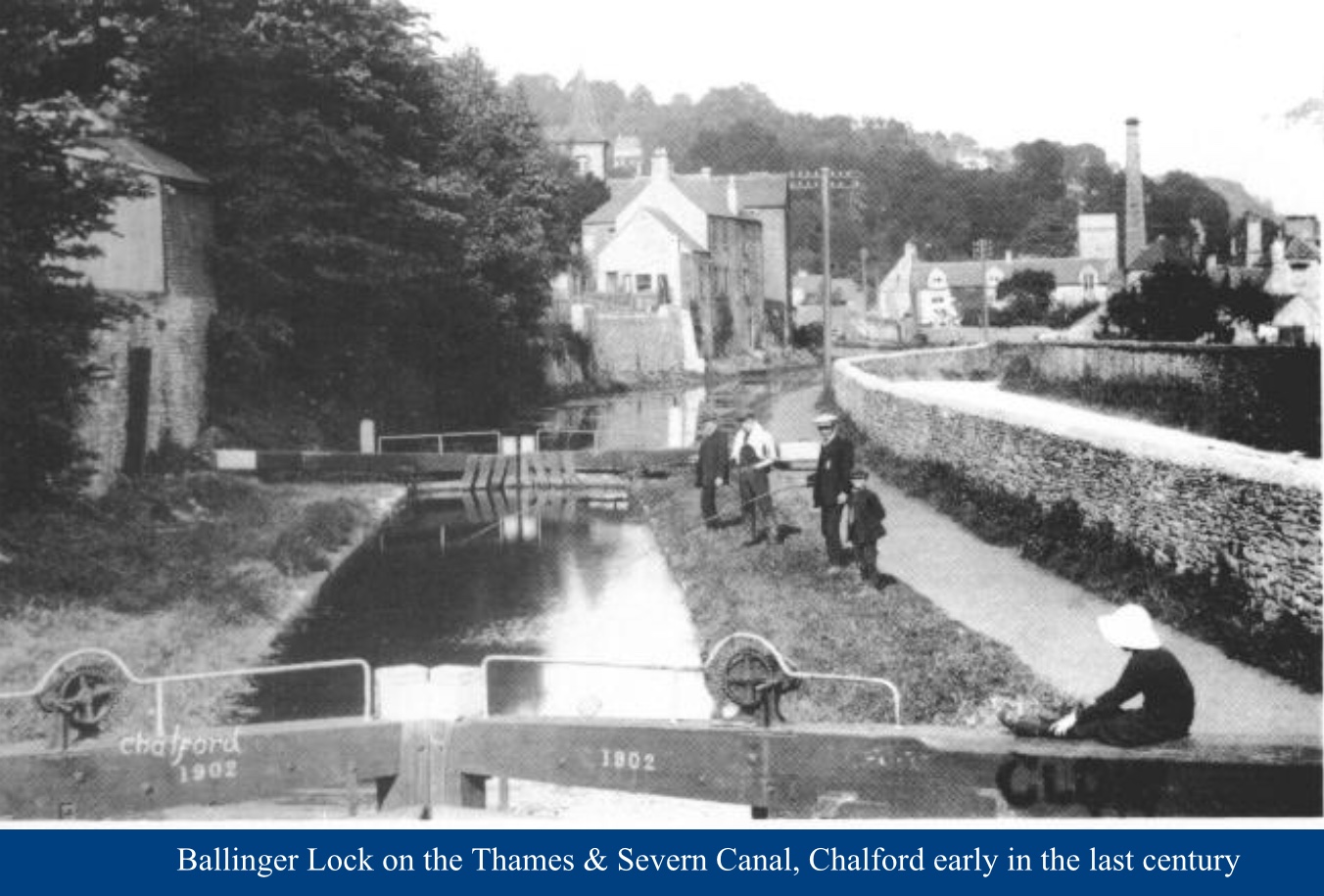 Cotswold Granny: Ballinger Lock on the Thames & Severn Canal, Chalford, in Margaret’s youth.
