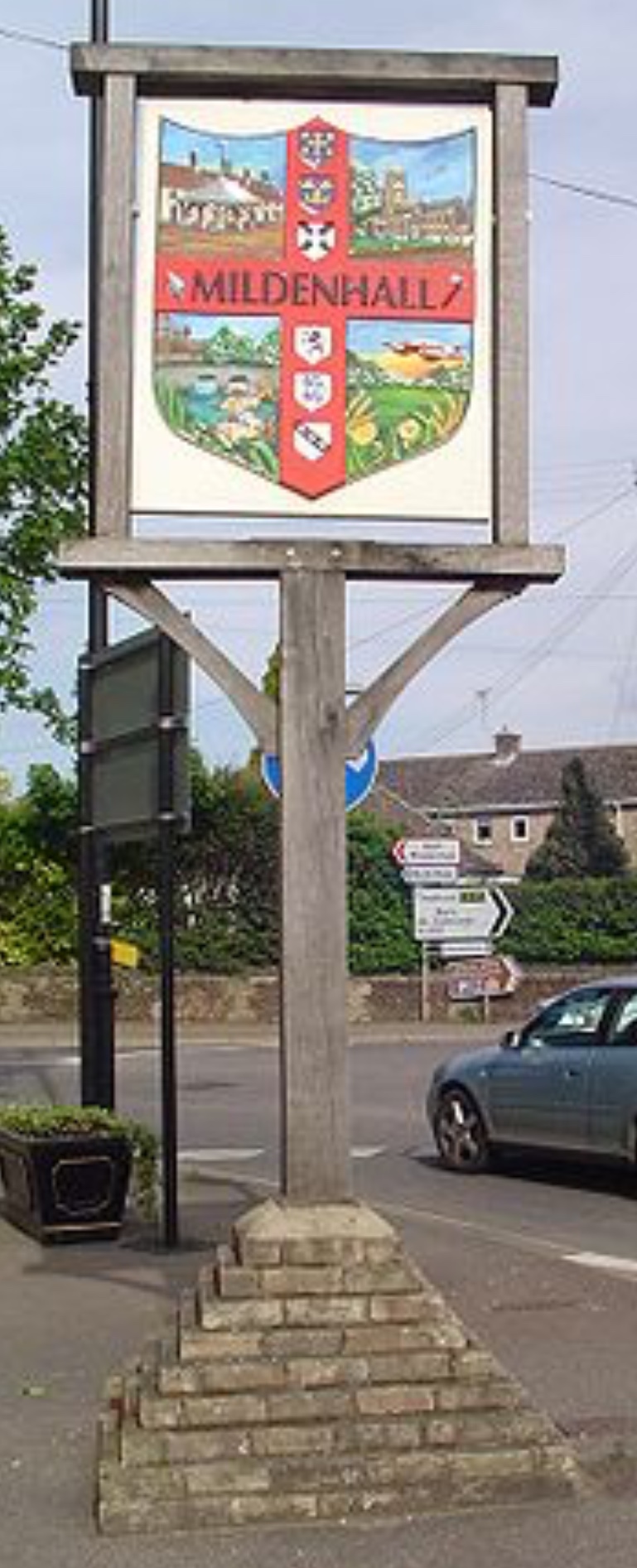 I Died Today: East Anglia is famous for its very ornate village signs.