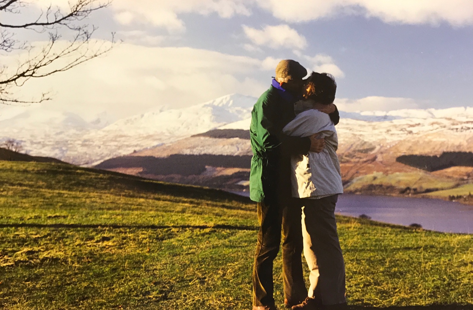 I Died Today: Wedding day, Loch Tay, Scotland, with Ben Laws in the background.