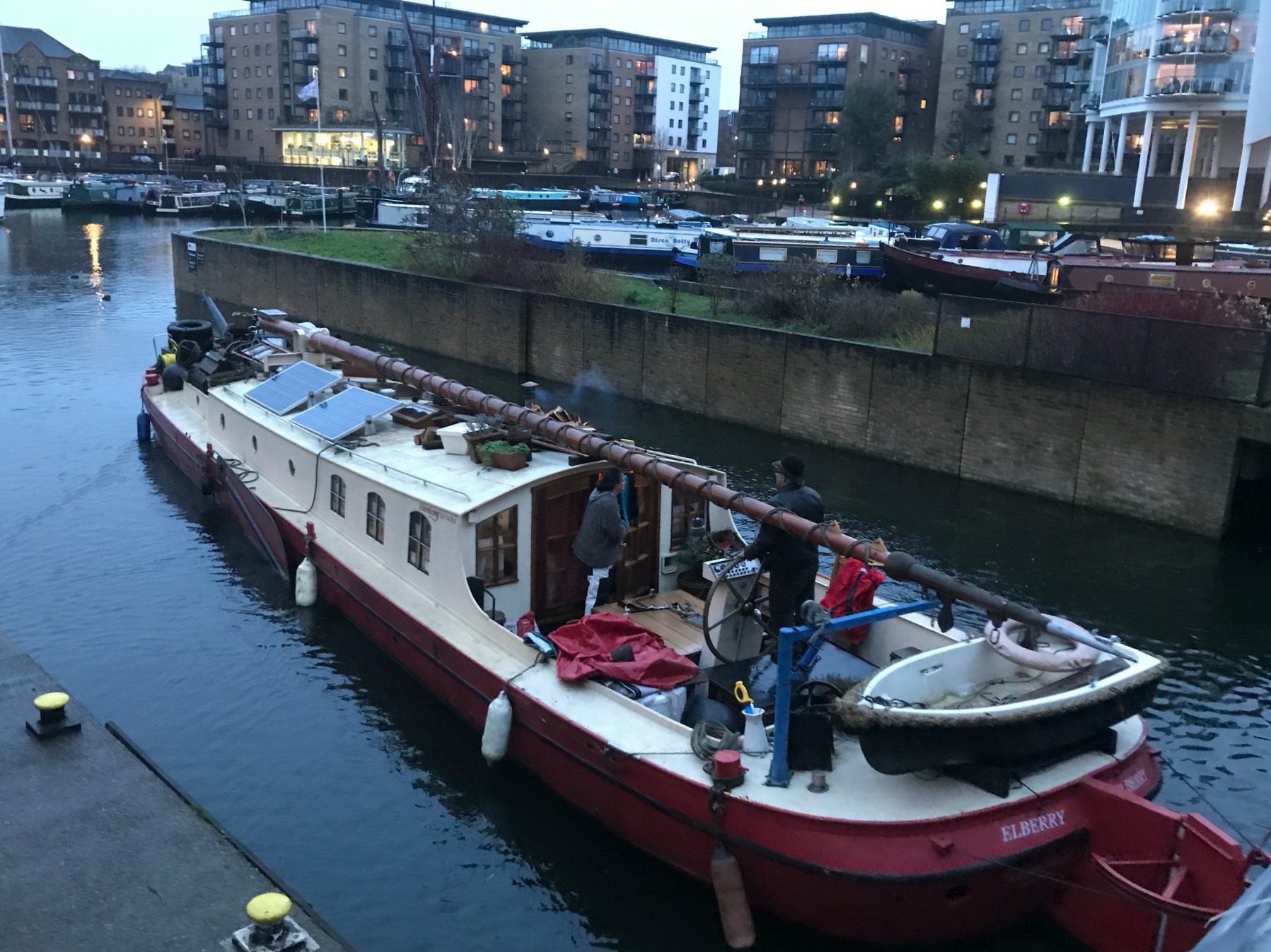 Bobby's Girl: Entering Limehouse Basin.