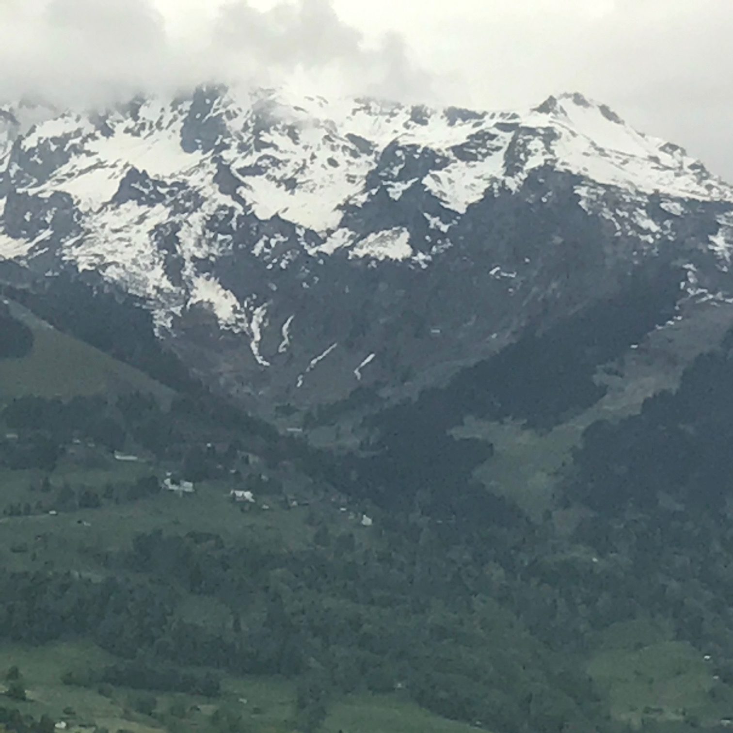 Salzburg: Beautiful snow-capped mountains.