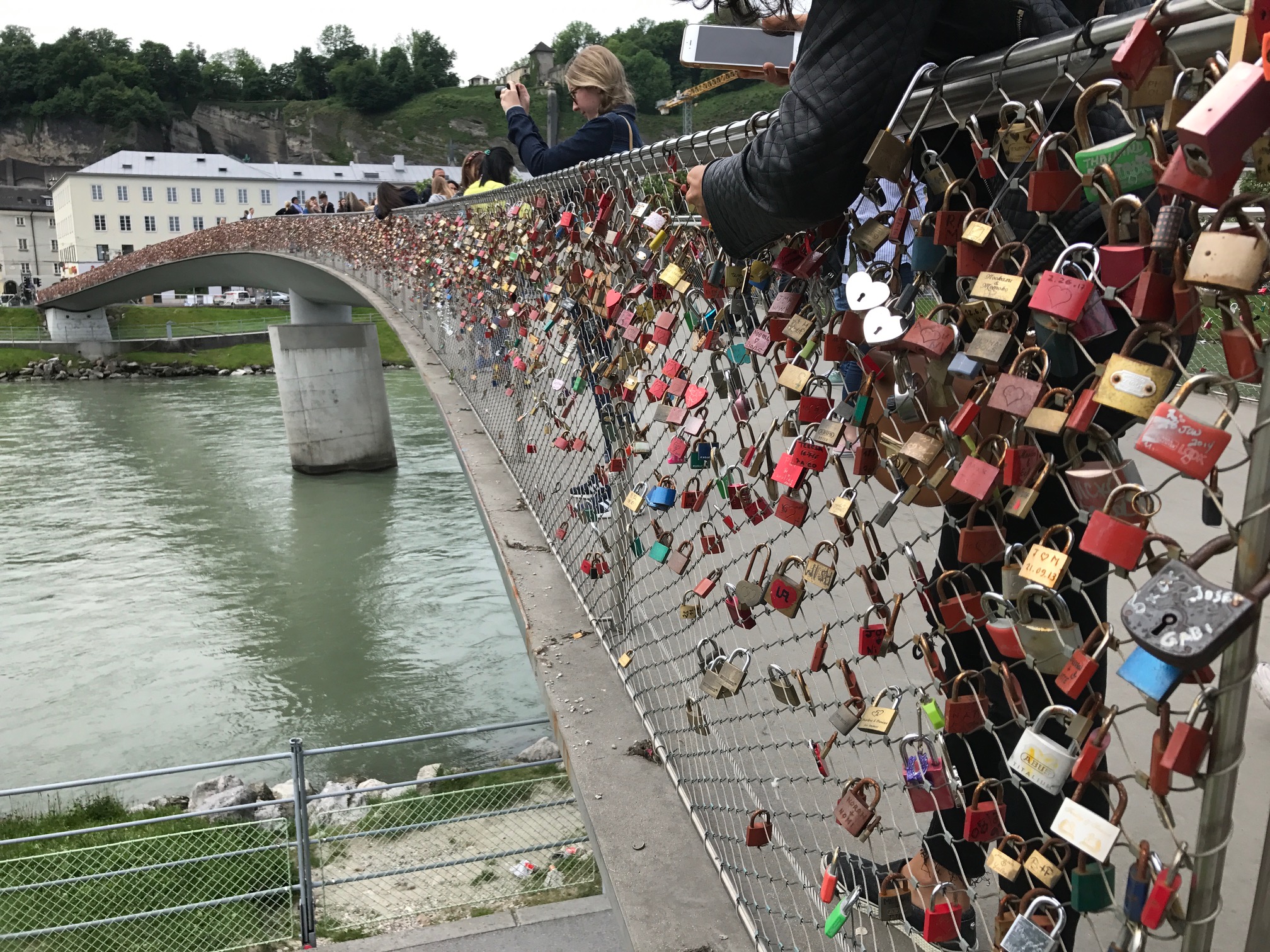 Salzburg: Padlocks.