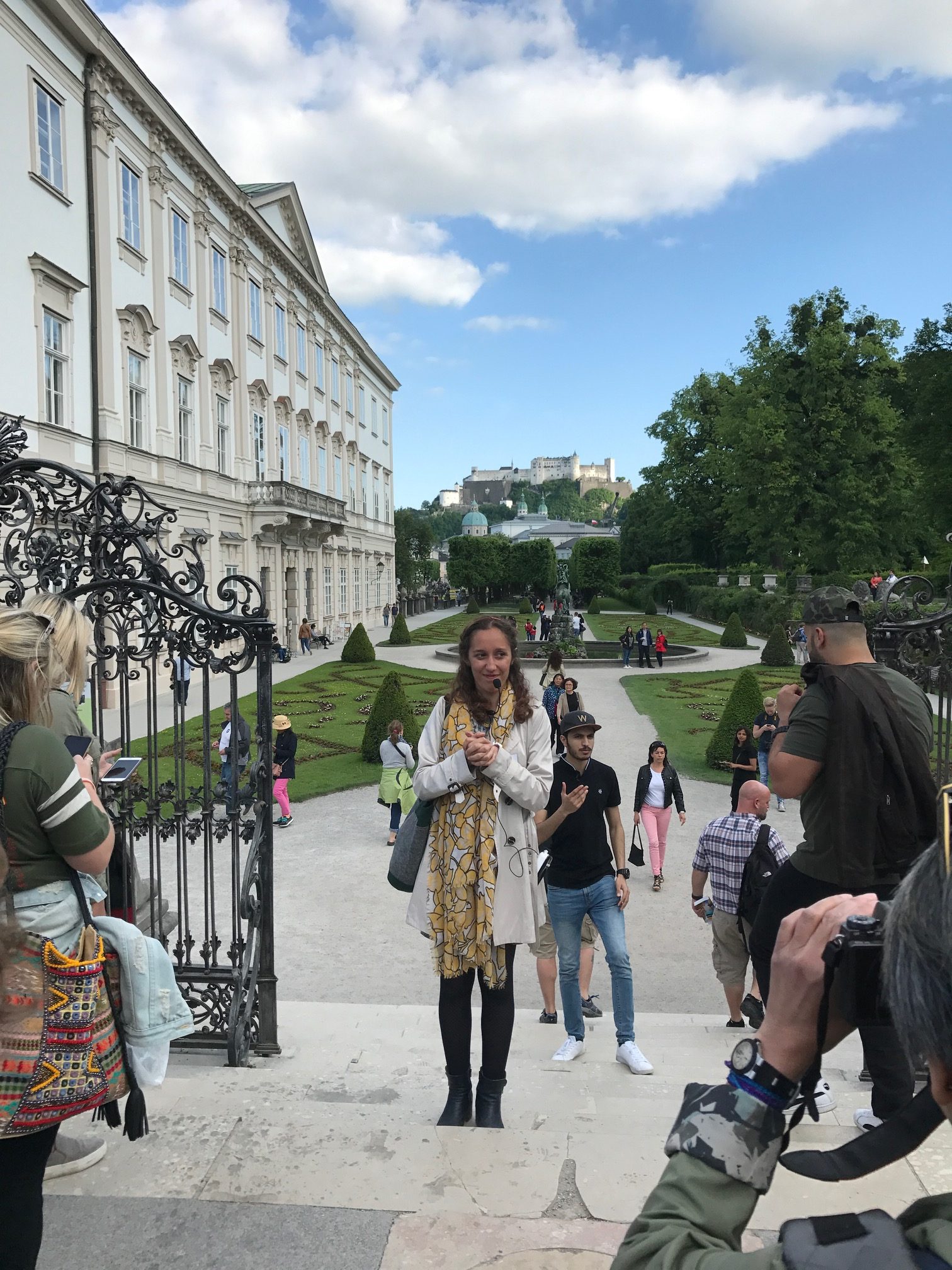 Salzburg: Mirabelle Garden in the film and the end of a fantastic afternoon.