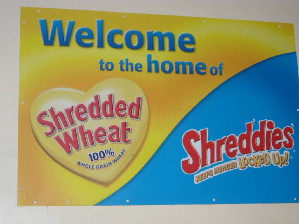 Shredded Wheat: The Welcoming Sign.