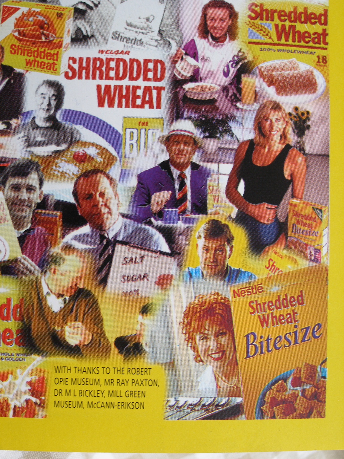 Shredded Wheat: Some famous faces.