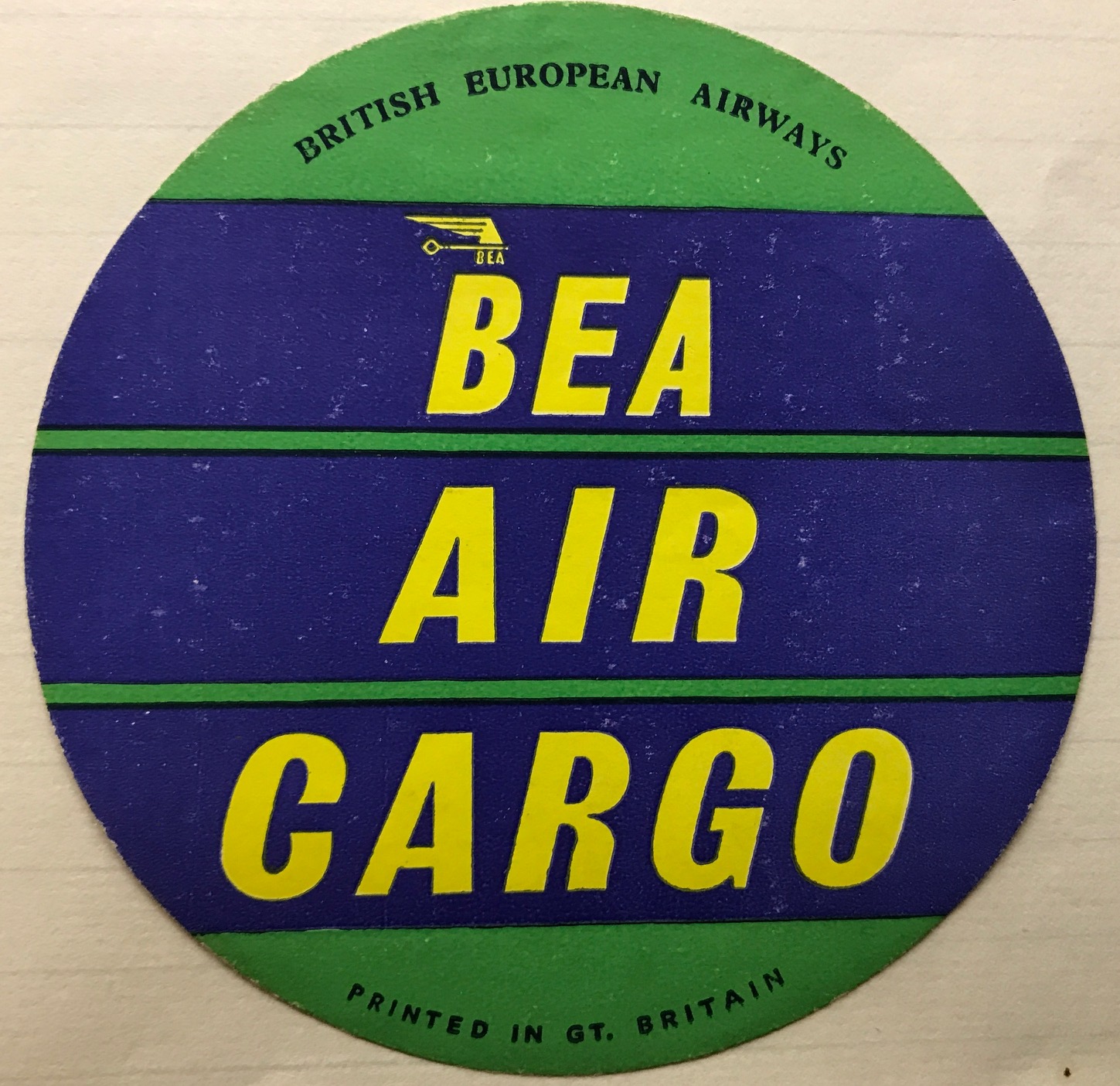 Trevor's Stickies: BEA Air Cargo.