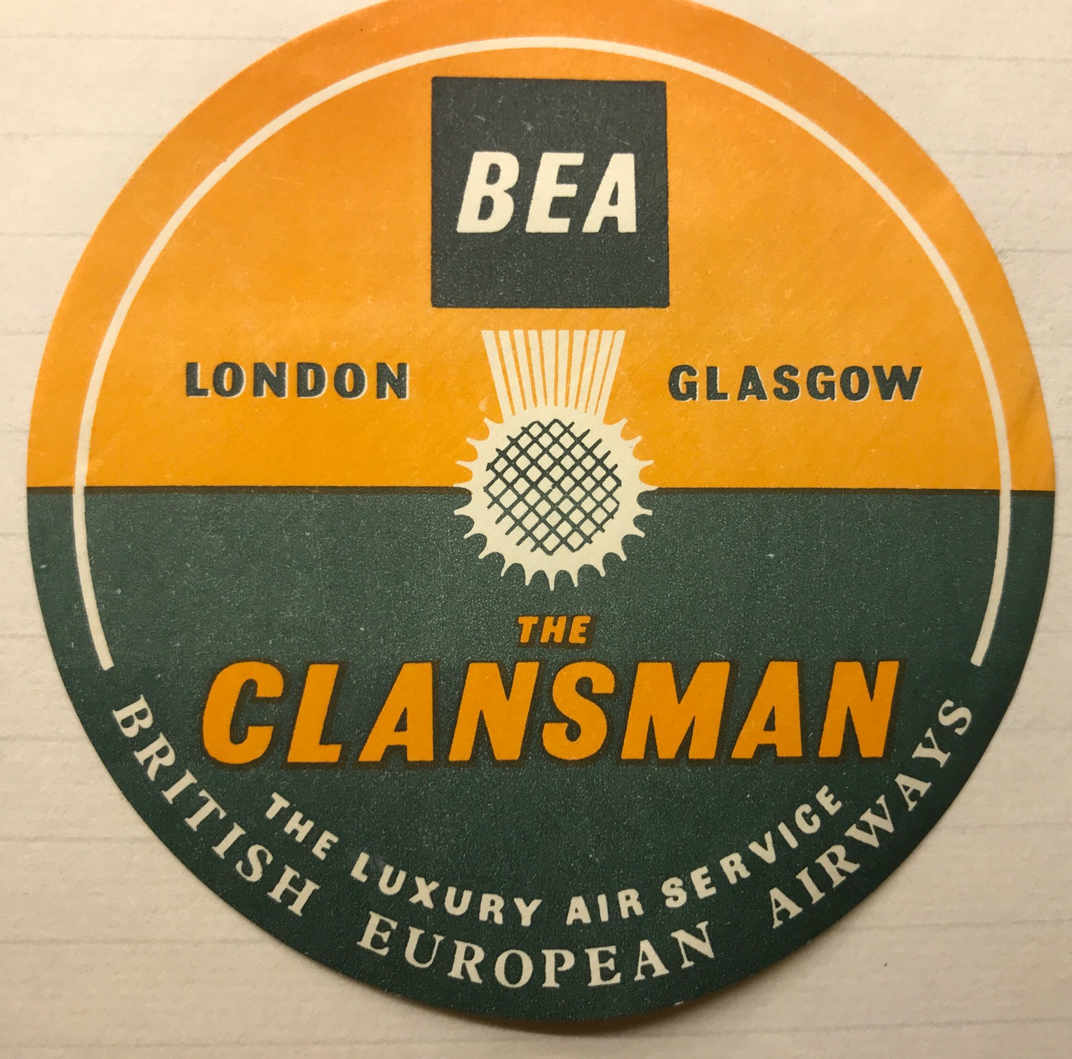 Trevor's Stickies: BEA The Clansman.