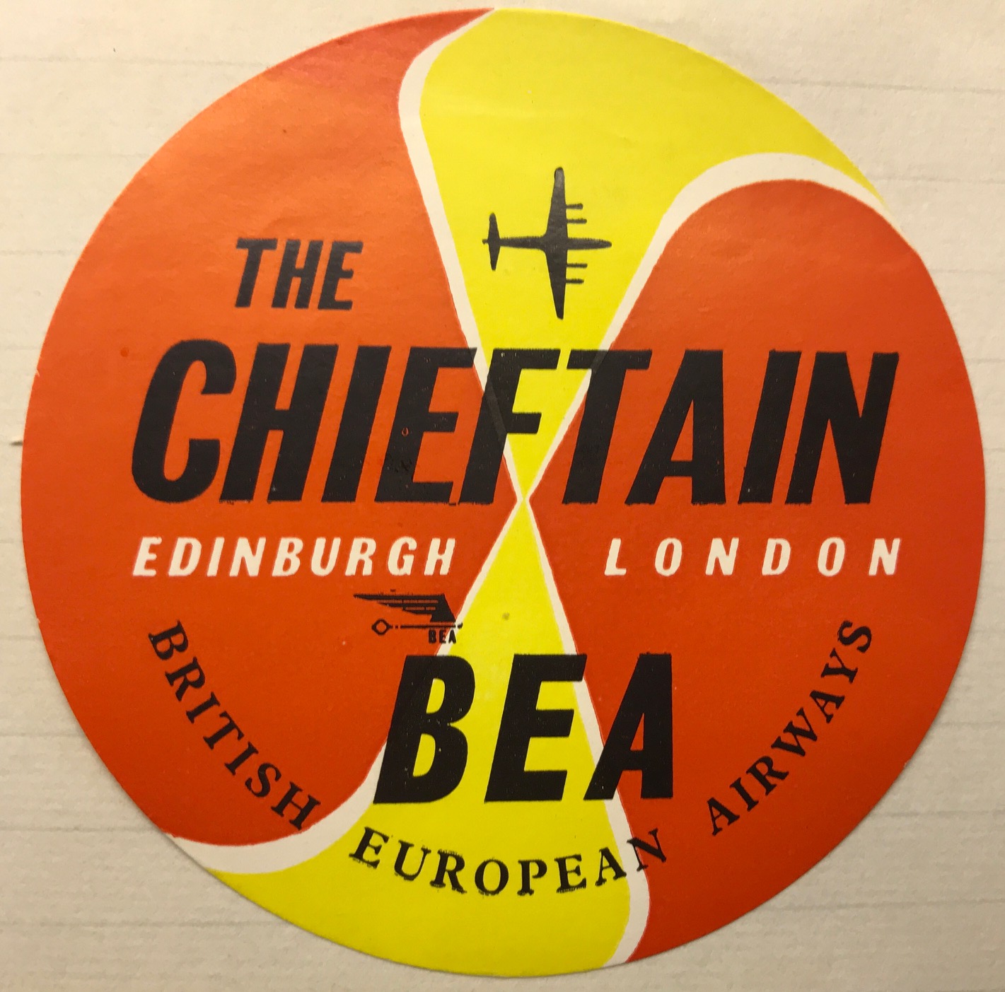 Trevor's Stickies: BEA The Chieftain.