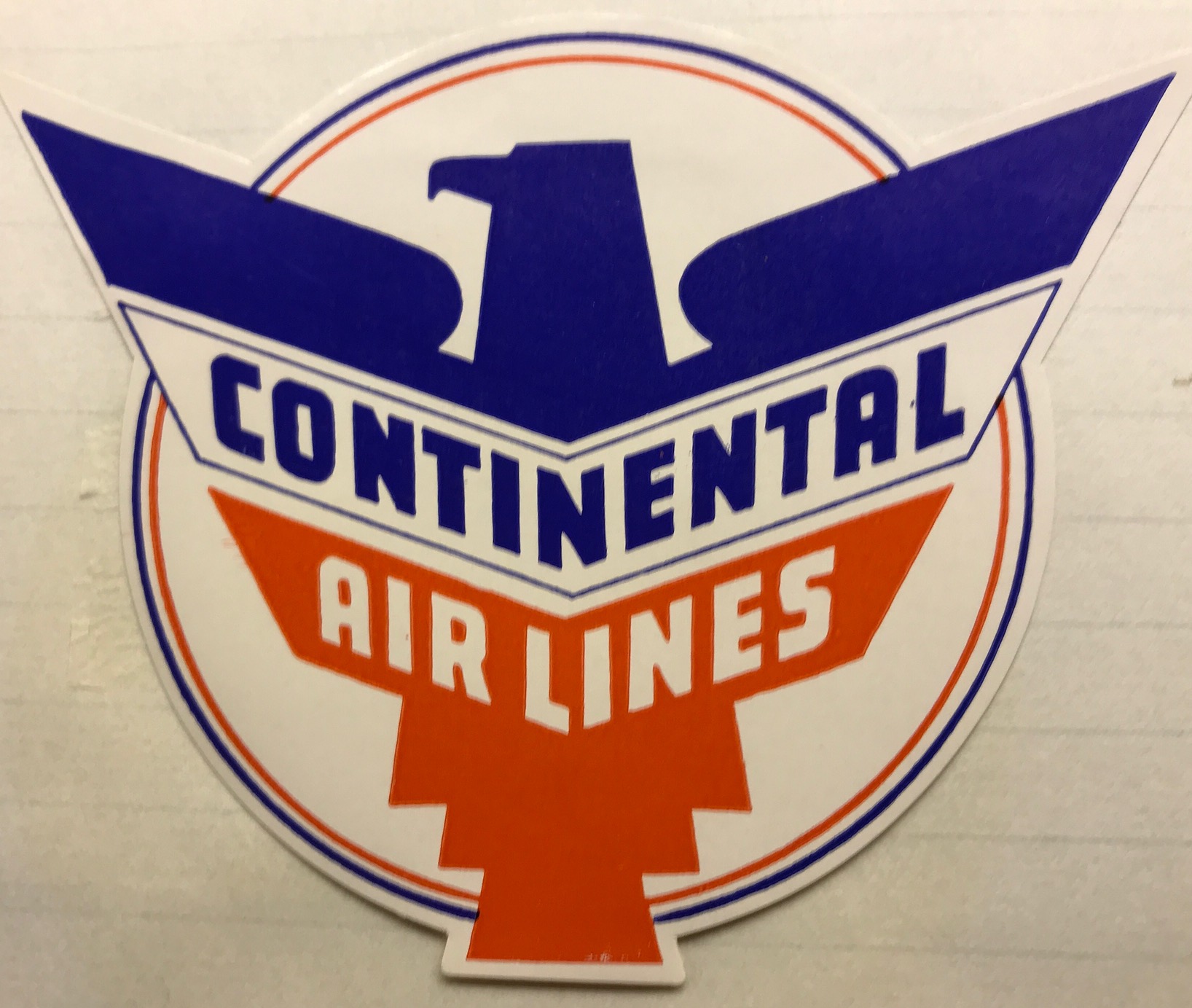 Trevor's Stickies: Continental Airlines was a big American player from 1937-2012, when it merged with United Airlines. They bought British Viscounts in 1958, which Bobby saw at Wisley Aerodrome pre delivery.
