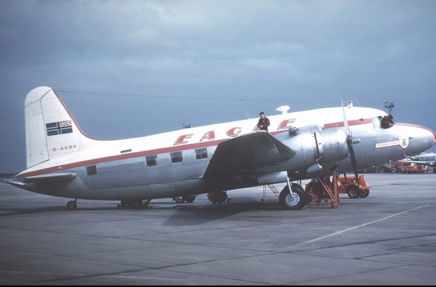 Trevor's Stickies: Eagle Airways - early Vickers Viking.
